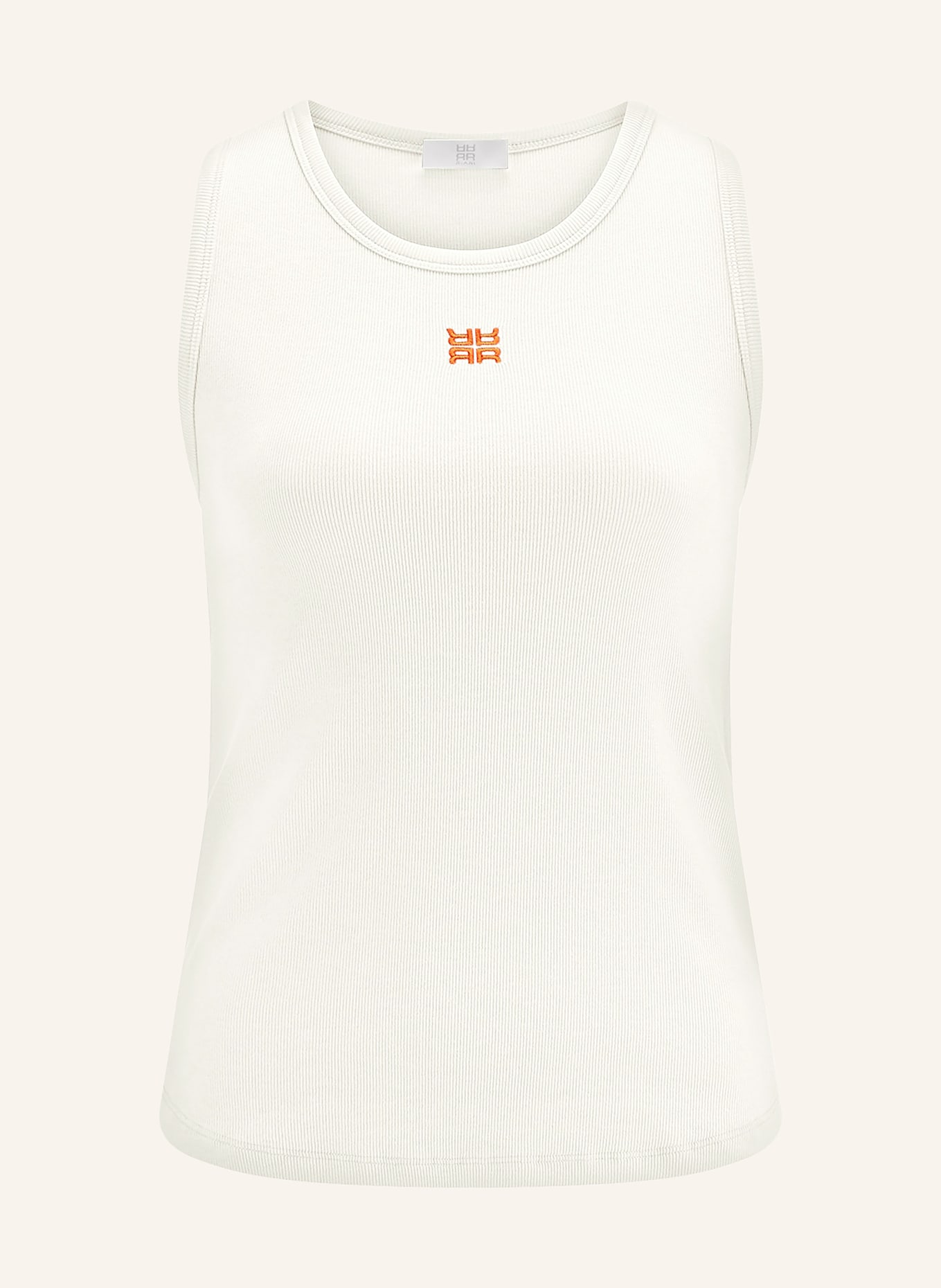 RIANI Top: WHITE / ORANGE