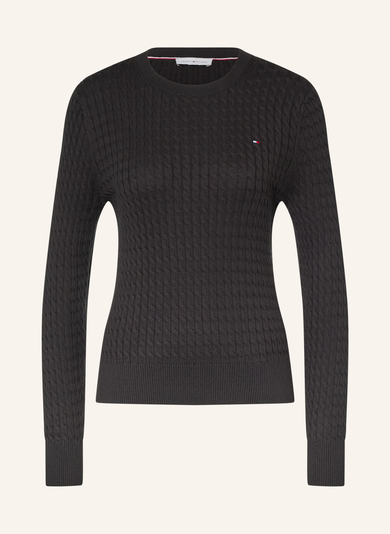 TOMMY HILFIGER pull: NOIR