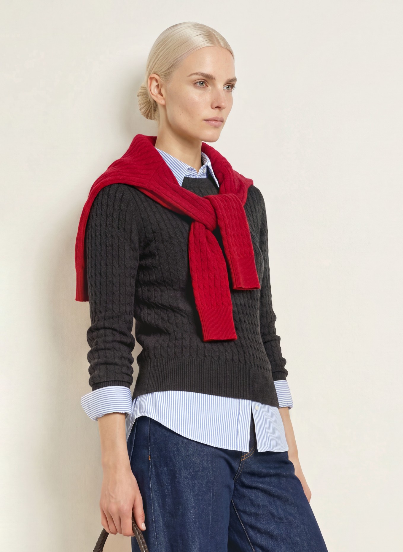 TOMMY HILFIGER pull: NOIR