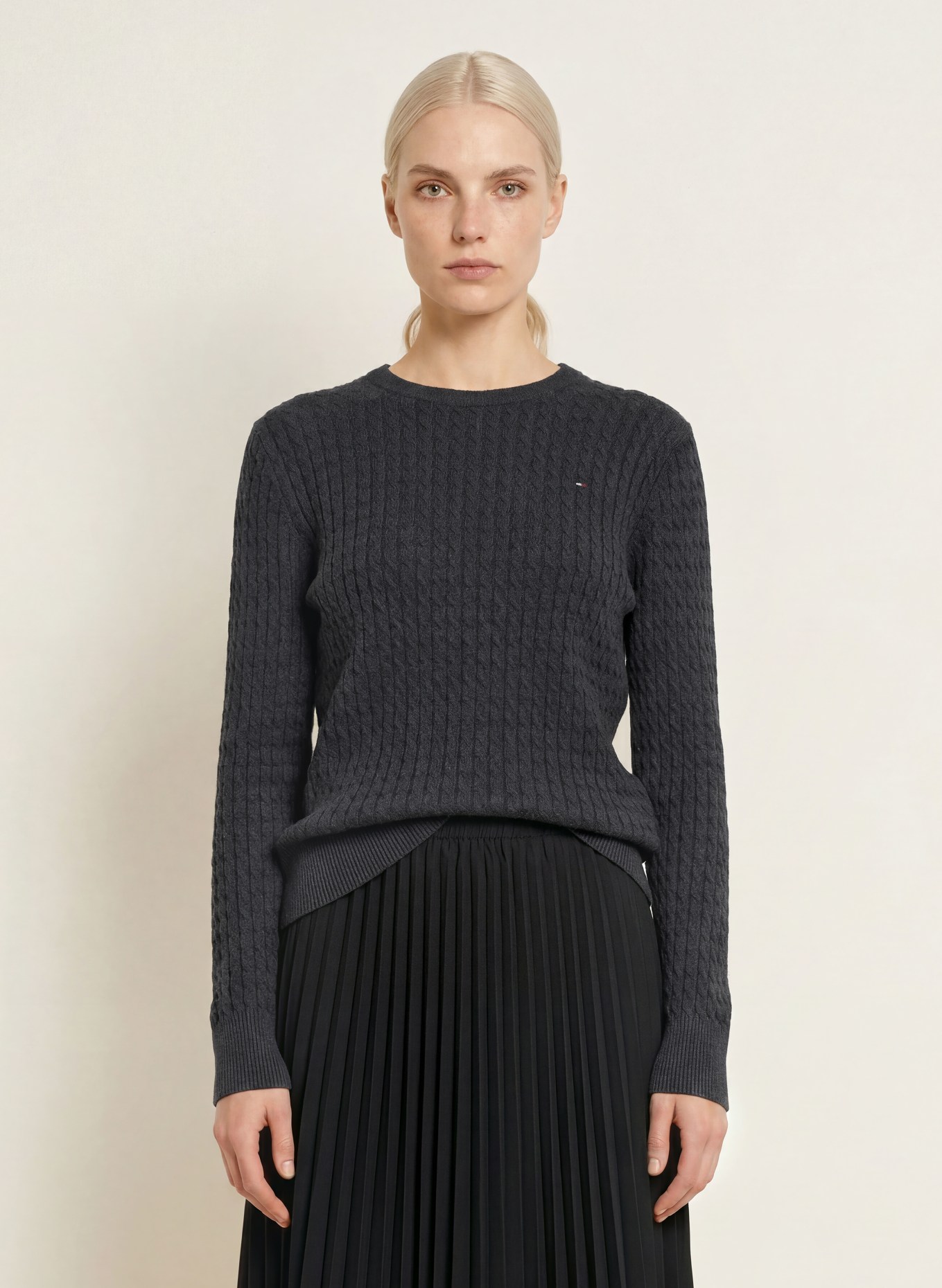TOMMY HILFIGER Sweater: DARK GRAY