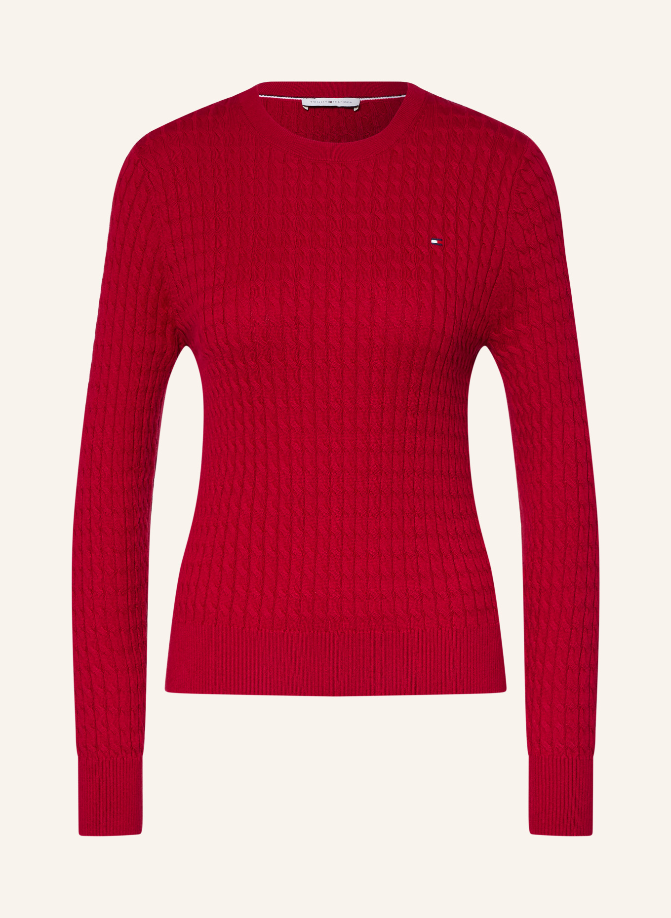 TOMMY HILFIGER pull: ROUGE