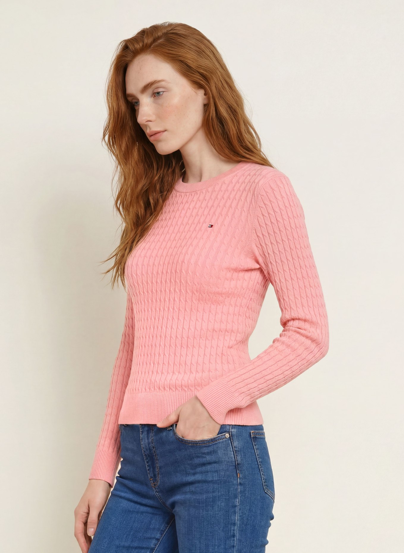 TOMMY HILFIGER Sweater: PINK