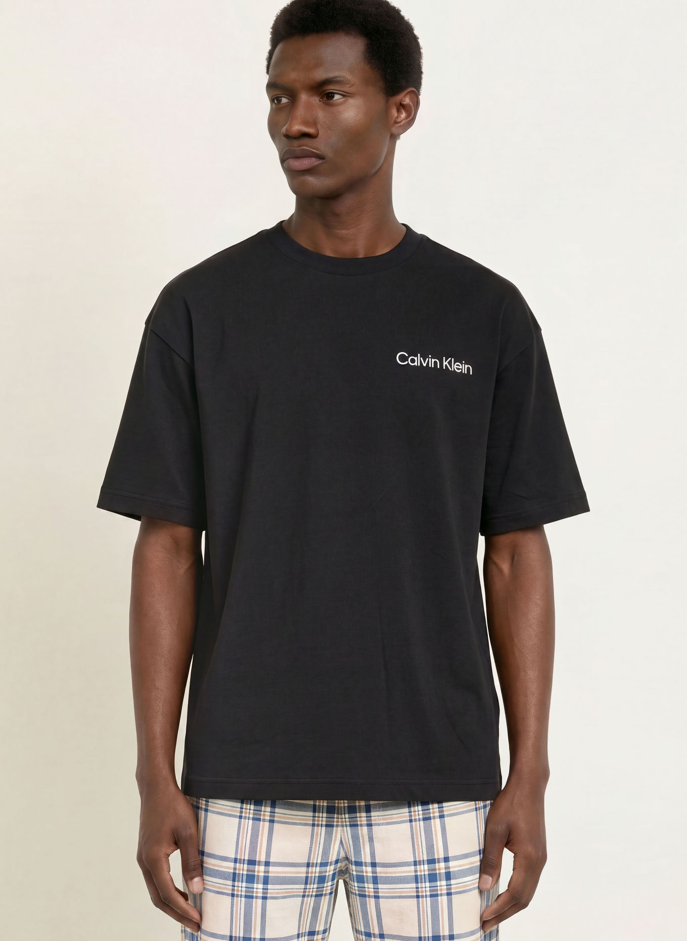Calvin Klein sleep shirt: BLACK