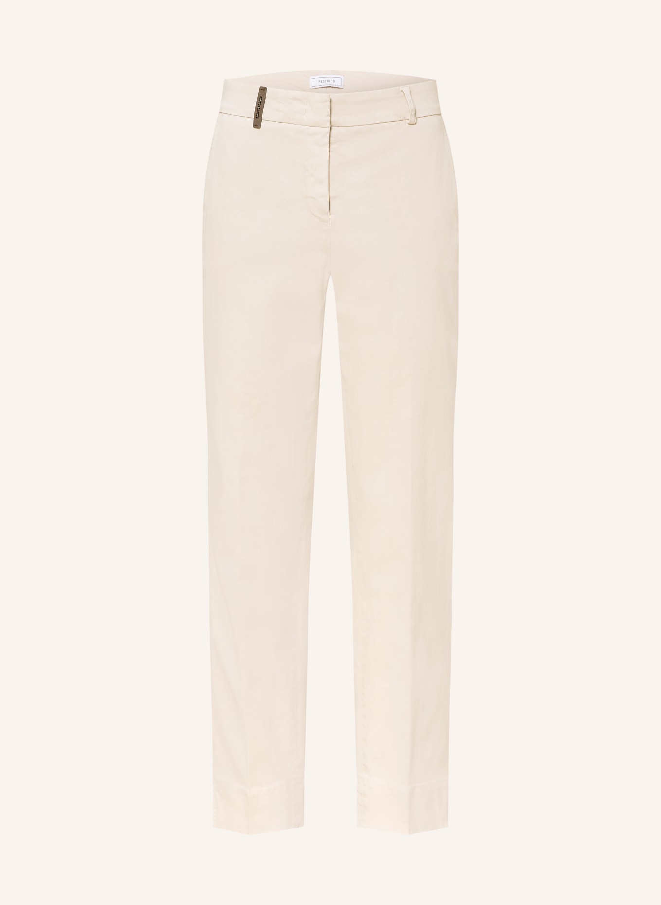 PESERICO 7/8-byxor: BEIGE