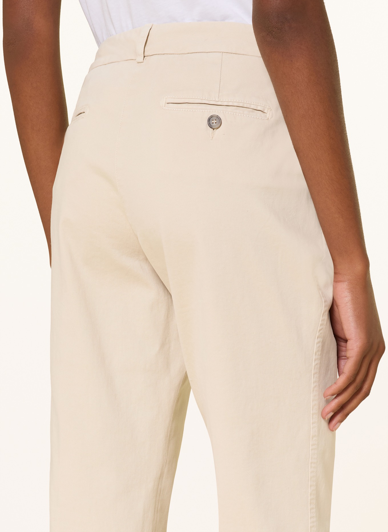 PESERICO 7/8-byxor: BEIGE