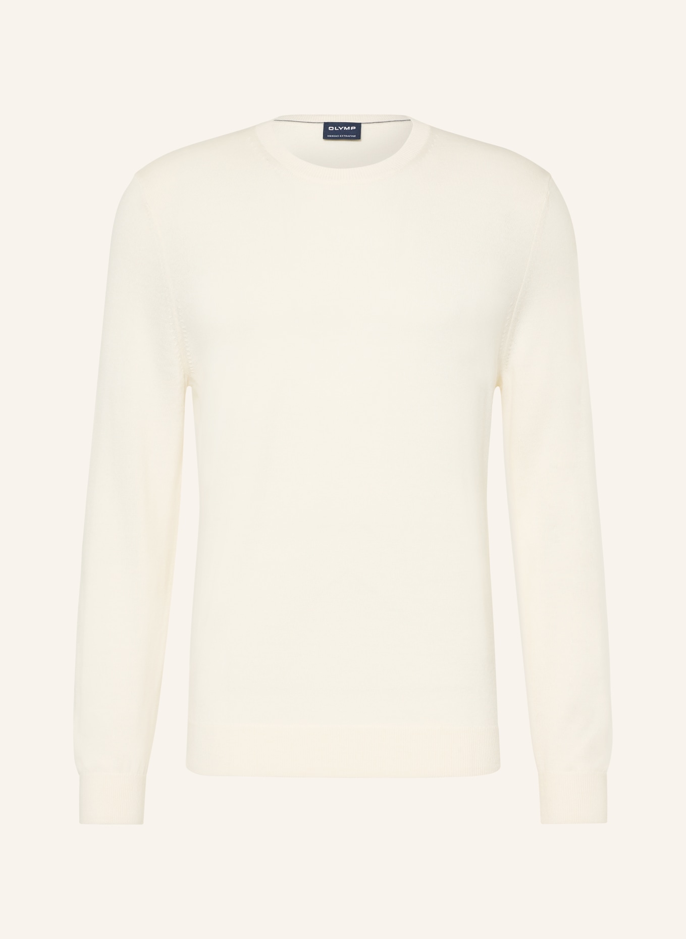 OLYMP Pullover aus Merinowolle: WEISS