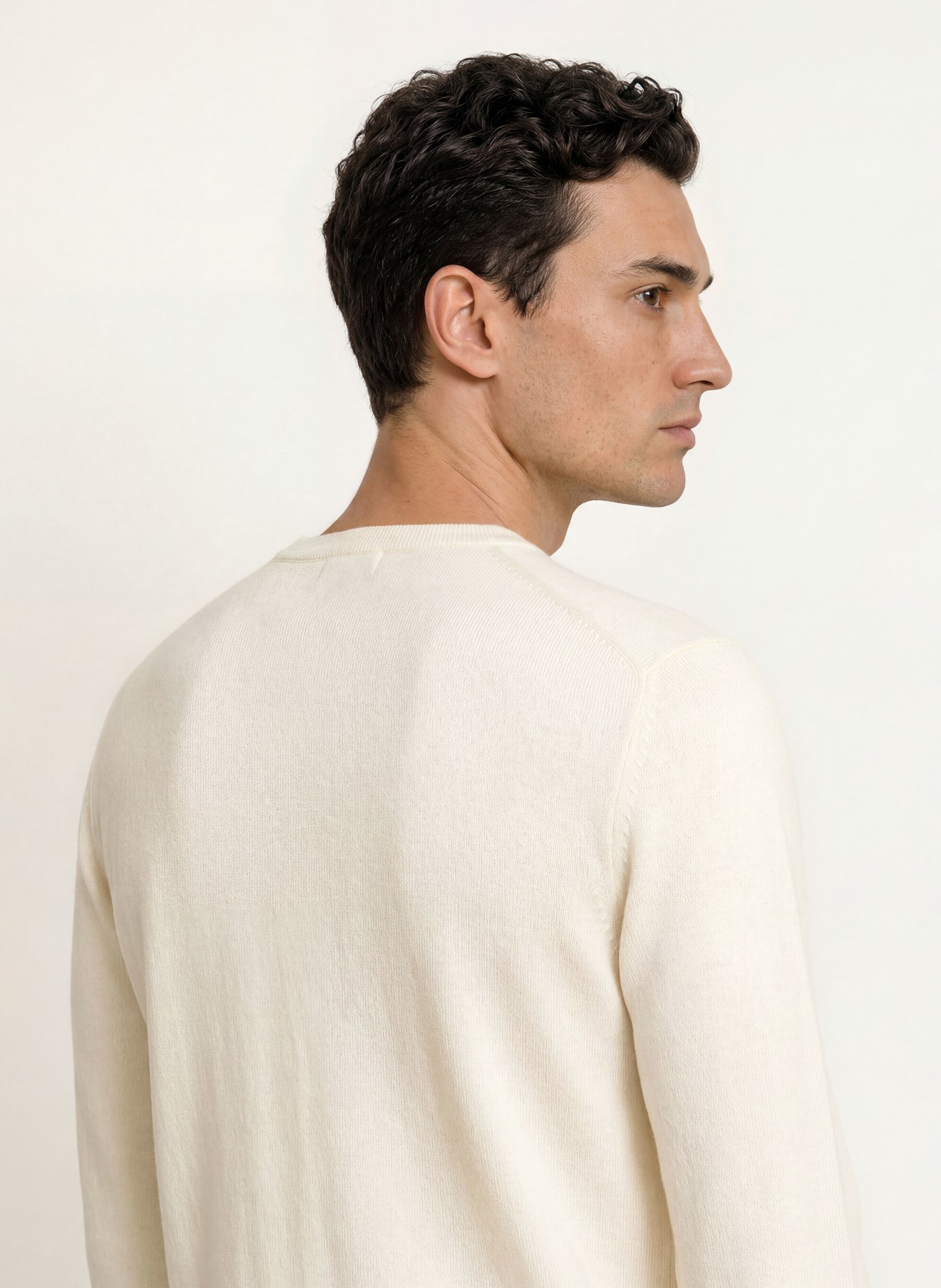 OLYMP Pullover aus Merinowolle: WEISS
