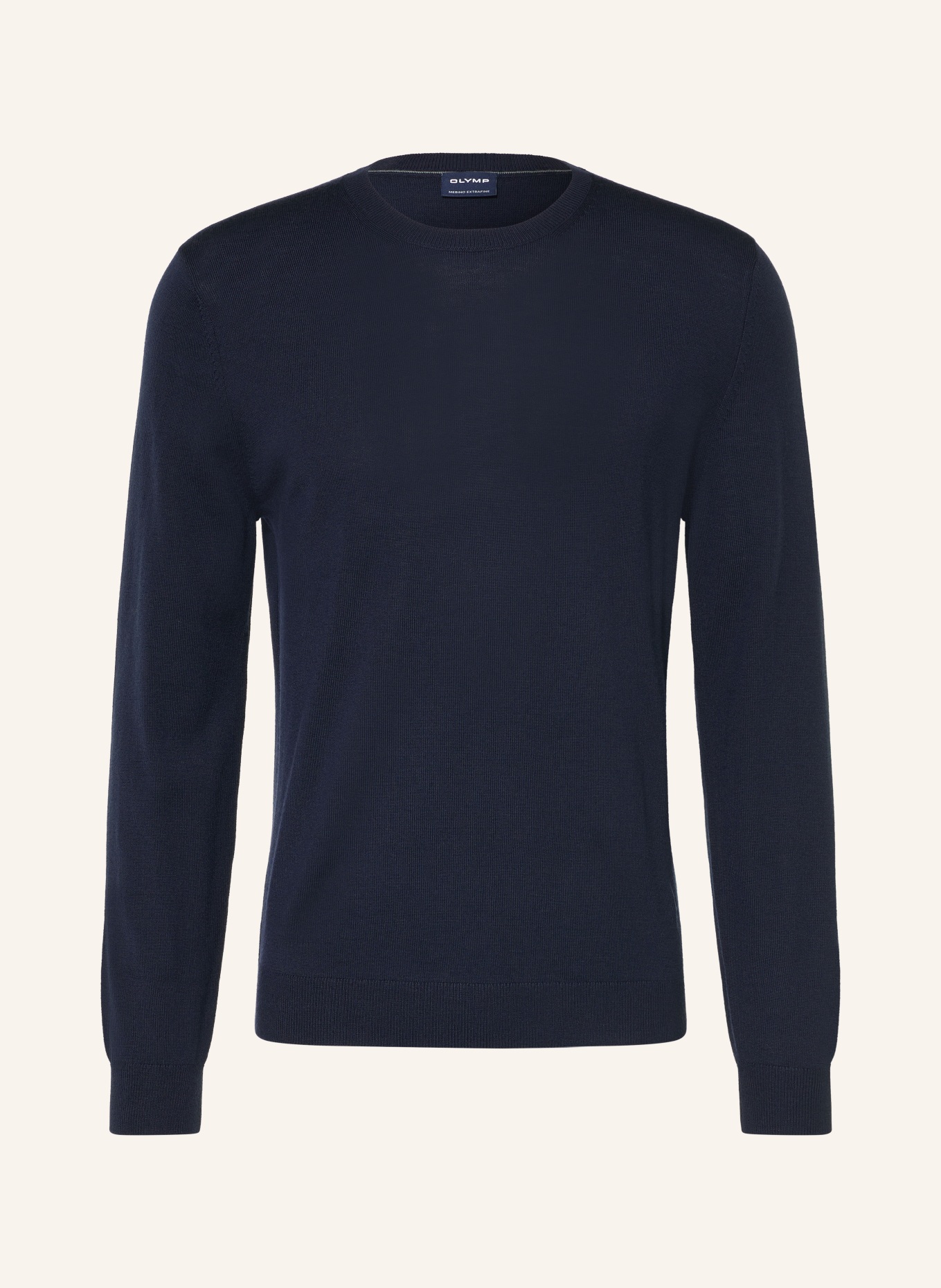 OLYMP Pullover aus Merinowolle: DUNKELBLAU