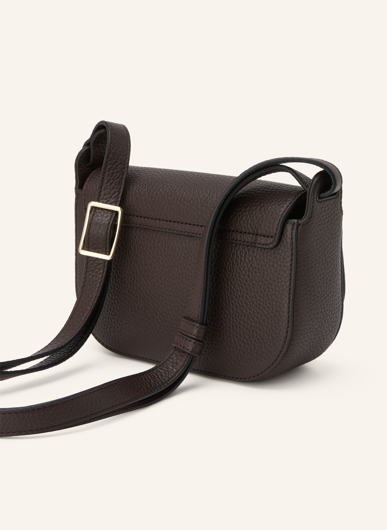 AIGNER Umhängetasche PURA: DUNKELBRAUN / GOLD