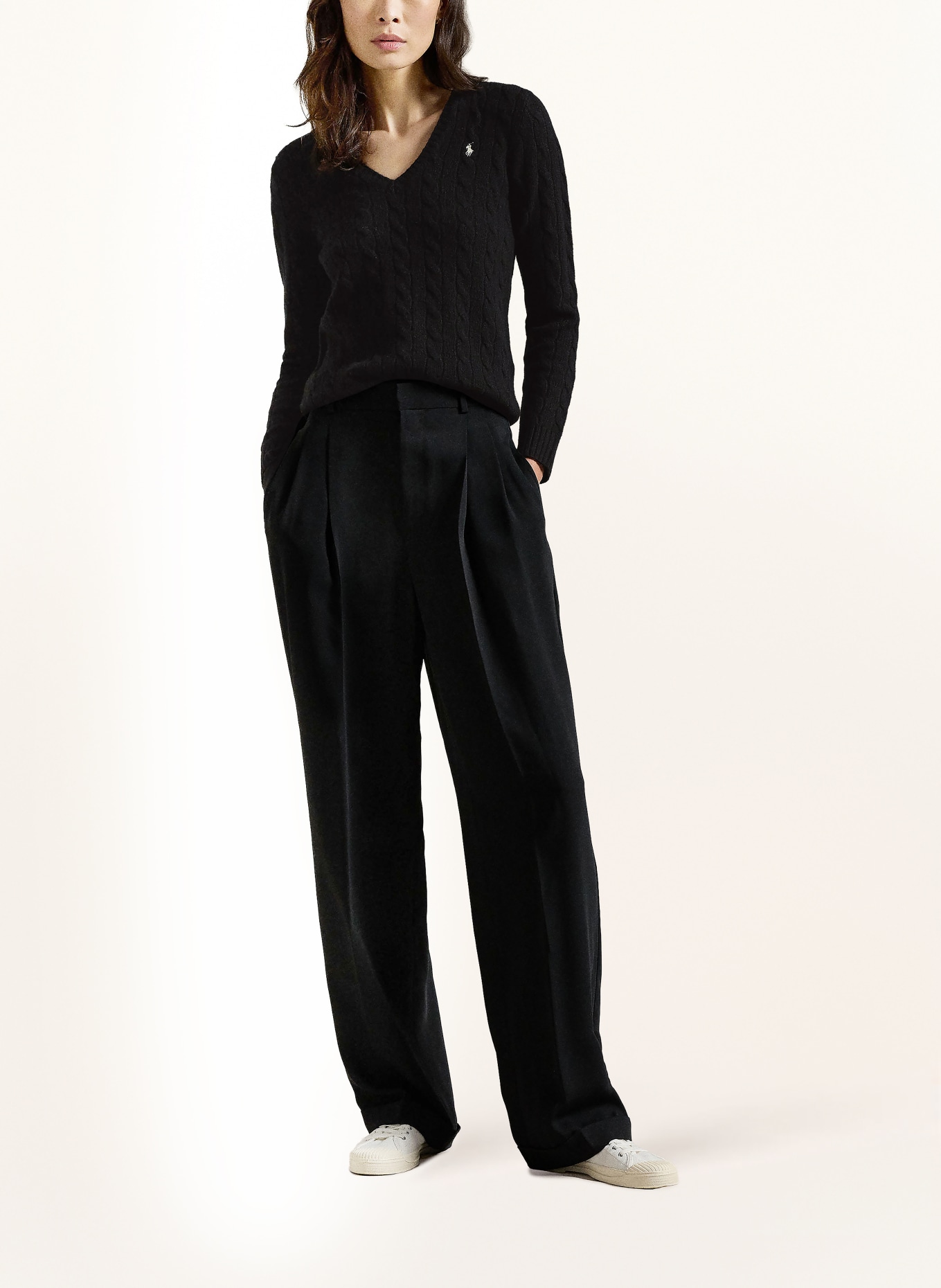 POLO RALPH LAUREN Pullover: SCHWARZ