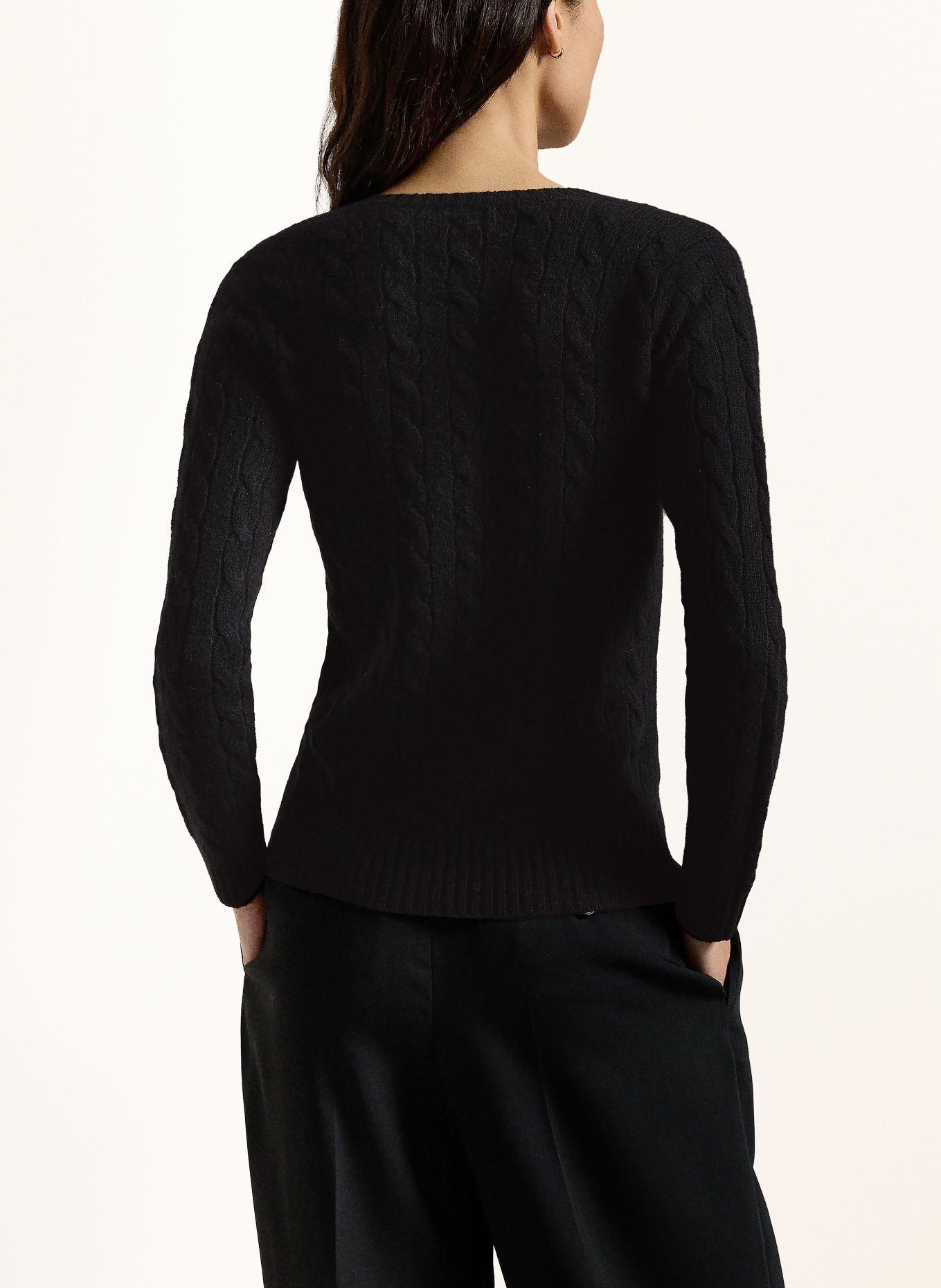 POLO RALPH LAUREN Pullover: SCHWARZ
