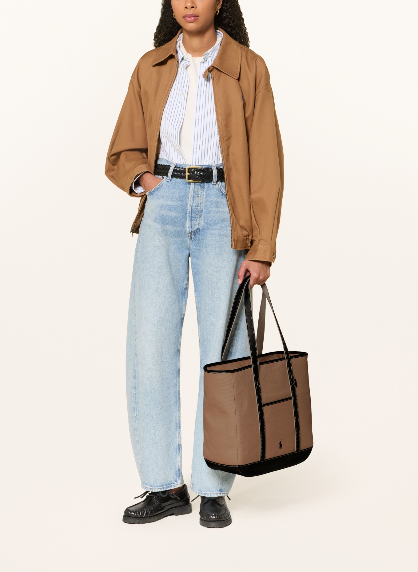 POLO RALPH LAUREN Shopper: CAMEL / SILBER / SCHWARZ