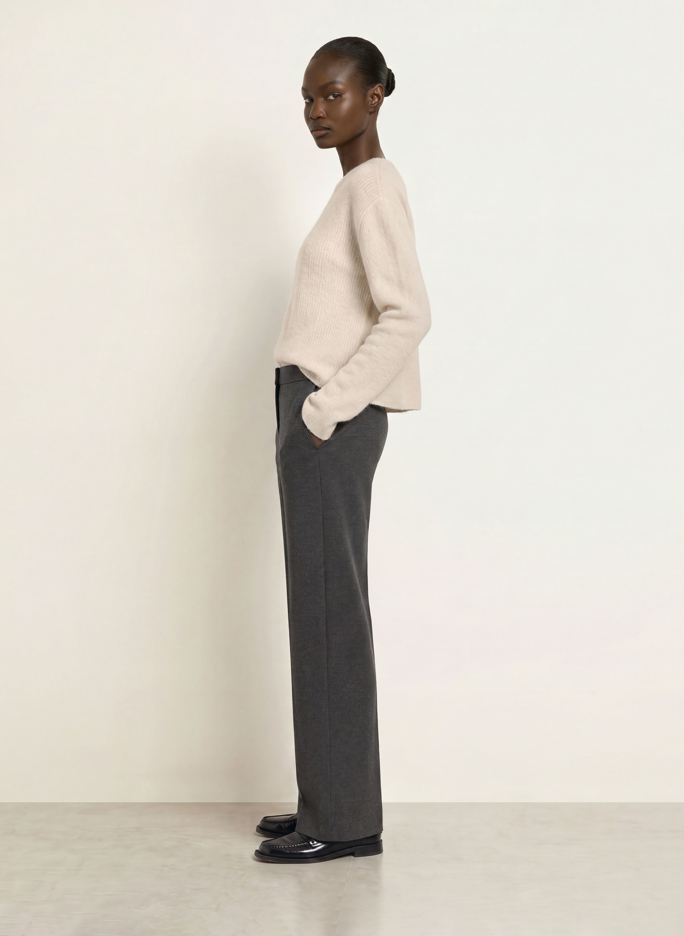 DRYKORN Pullover IMENY mit Alpaka: ECRU