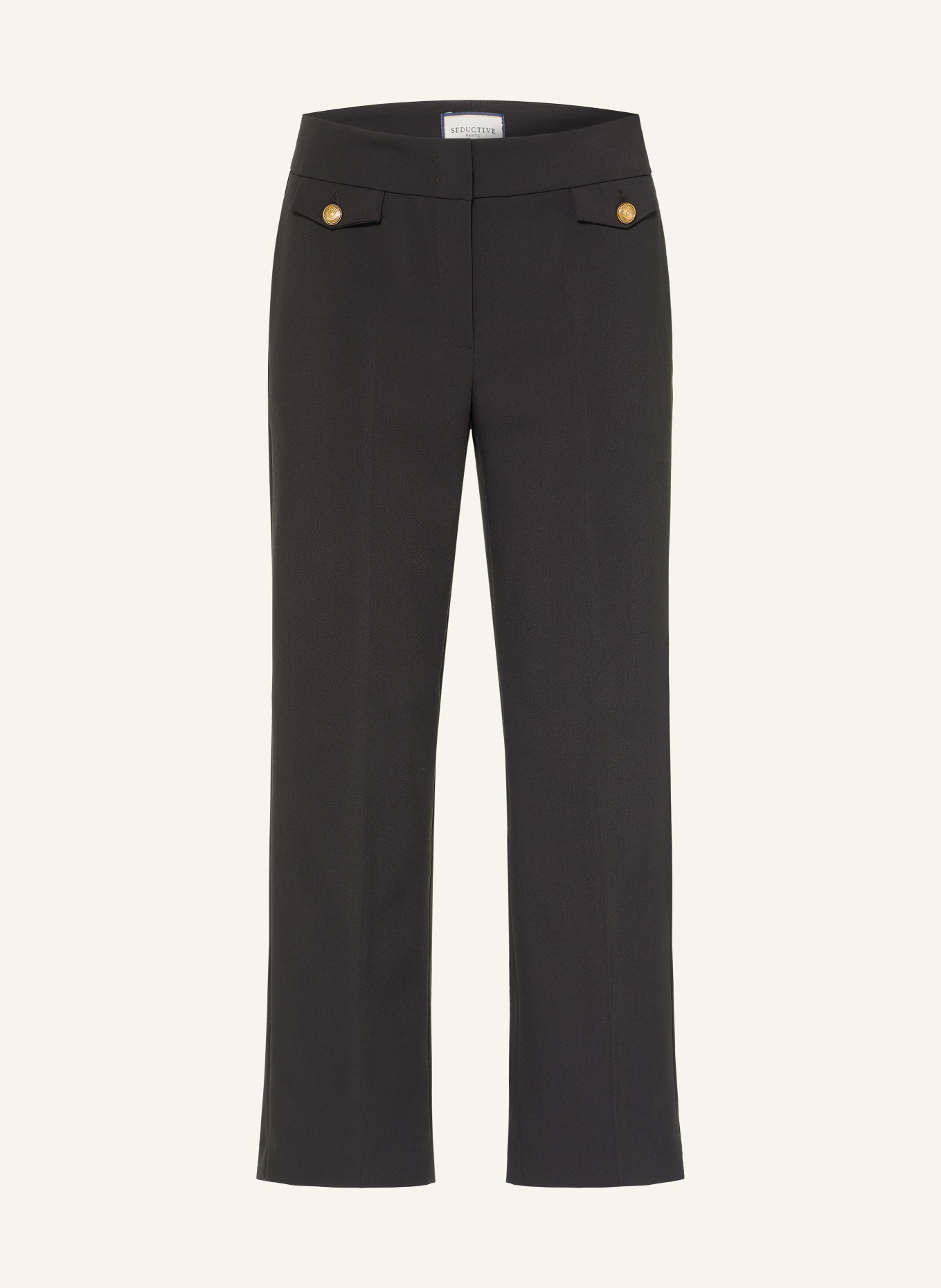 SEDUCTIVE Trousers ALARA: DARK BROWN