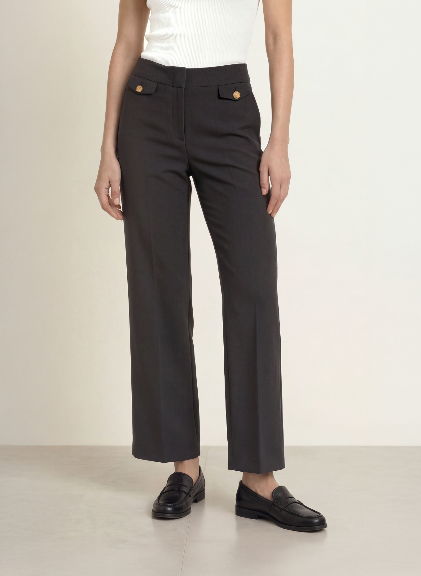 SEDUCTIVE Trousers ALARA: DARK BROWN