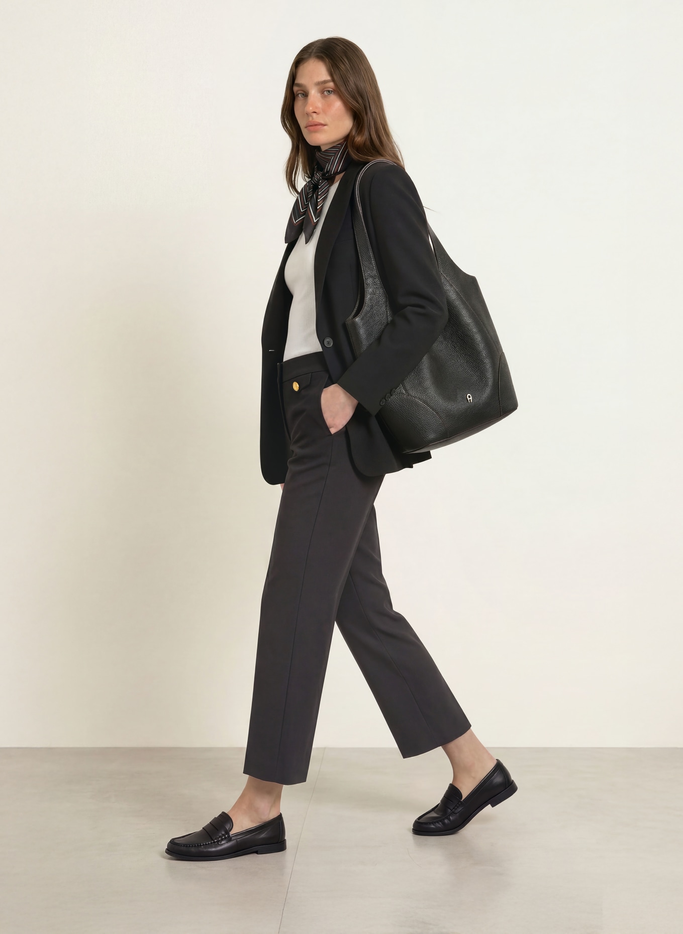 SEDUCTIVE Trousers ALARA: DARK BROWN