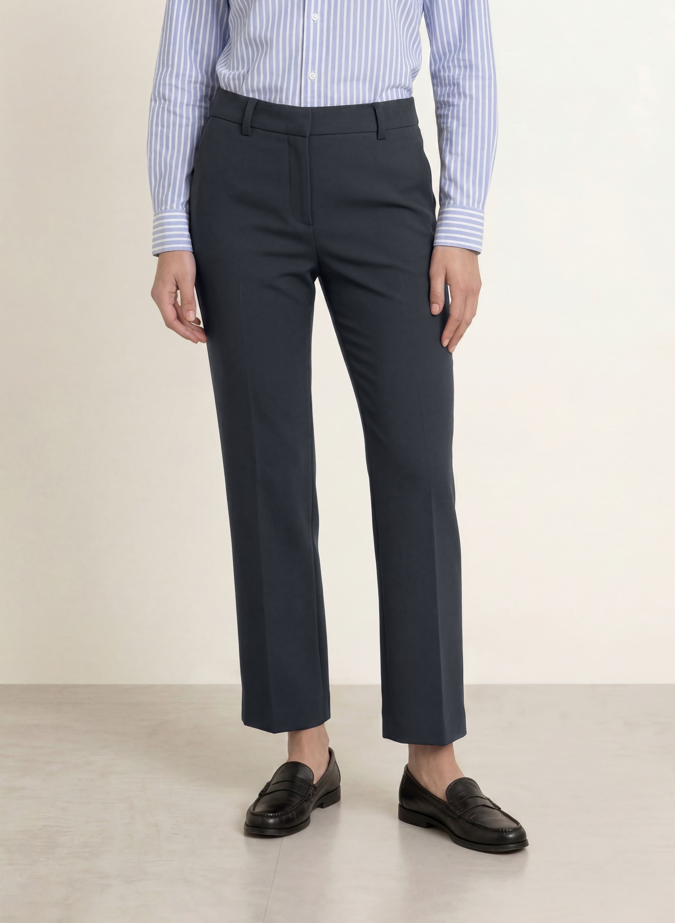 SEDUCTIVE LUCASSE trousers: DARK BLUE