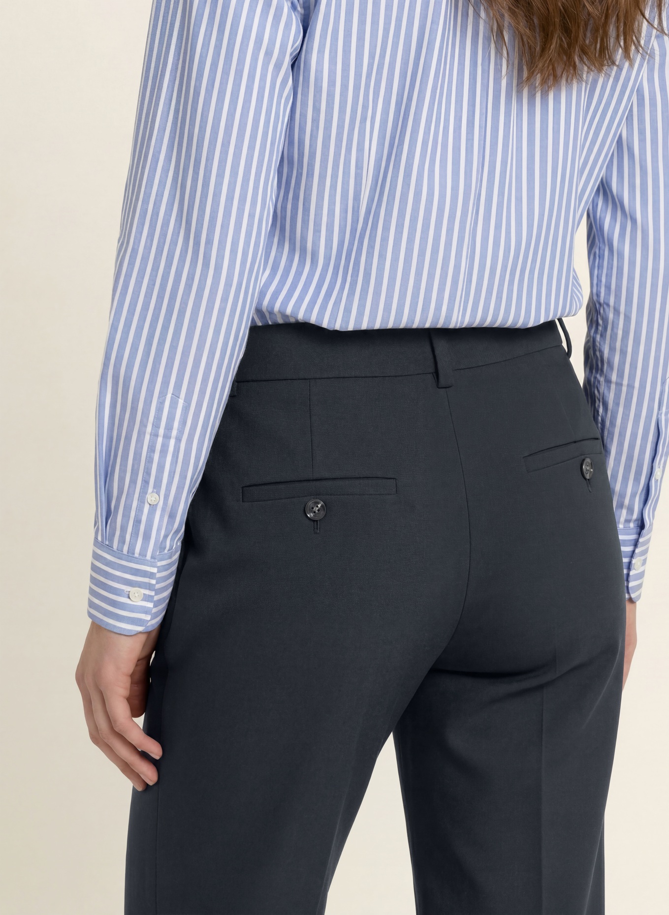SEDUCTIVE LUCASSE trousers: DARK BLUE