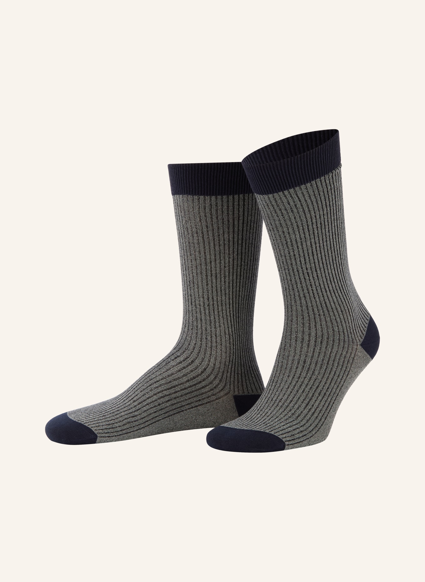 COPENHAGEN STUDIOS Socks with glitter thread: DARK BLUE / GRAY