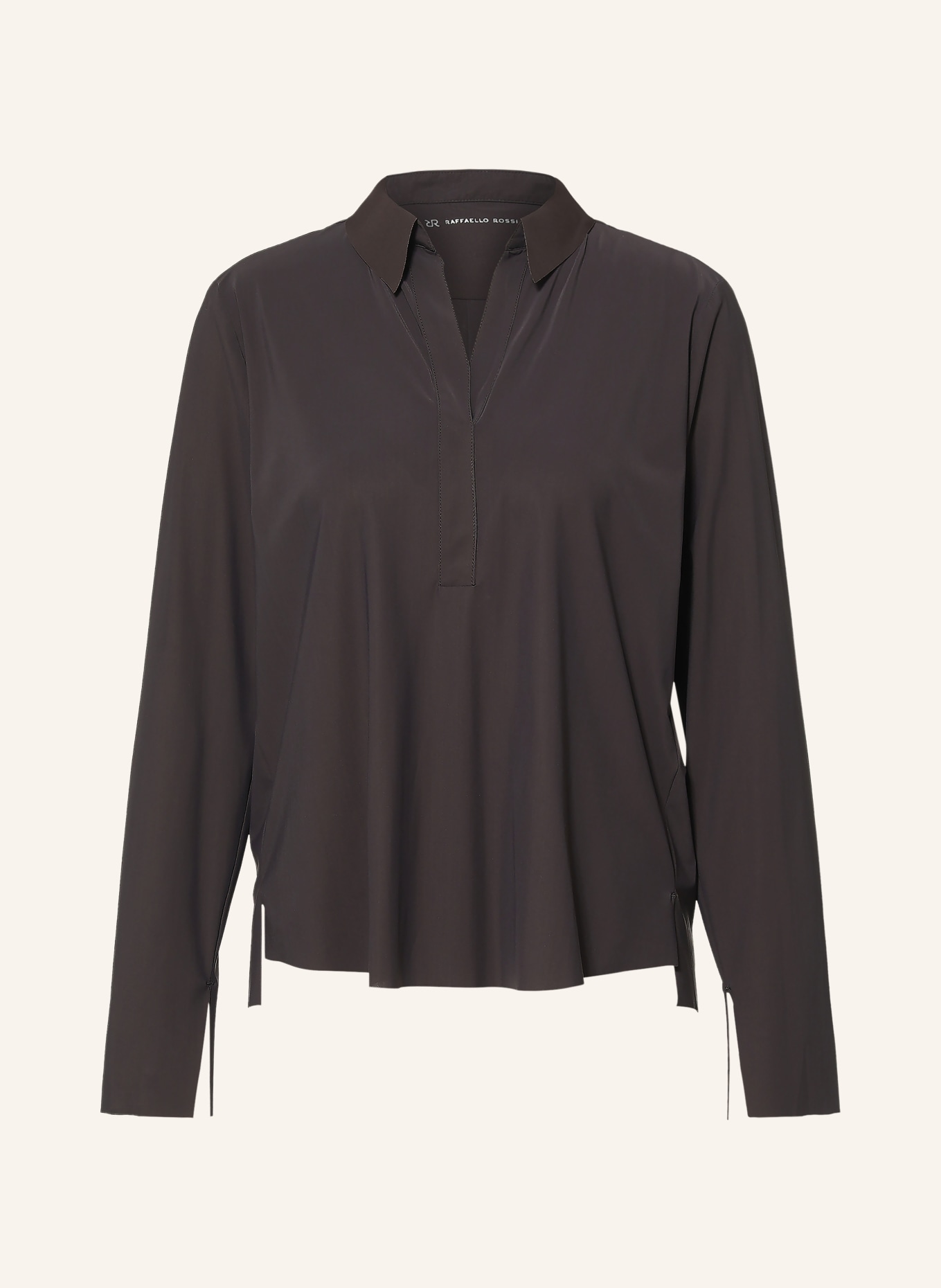 RAFFAELLO ROSSI MARLIE blouse shirt: DARK BROWN