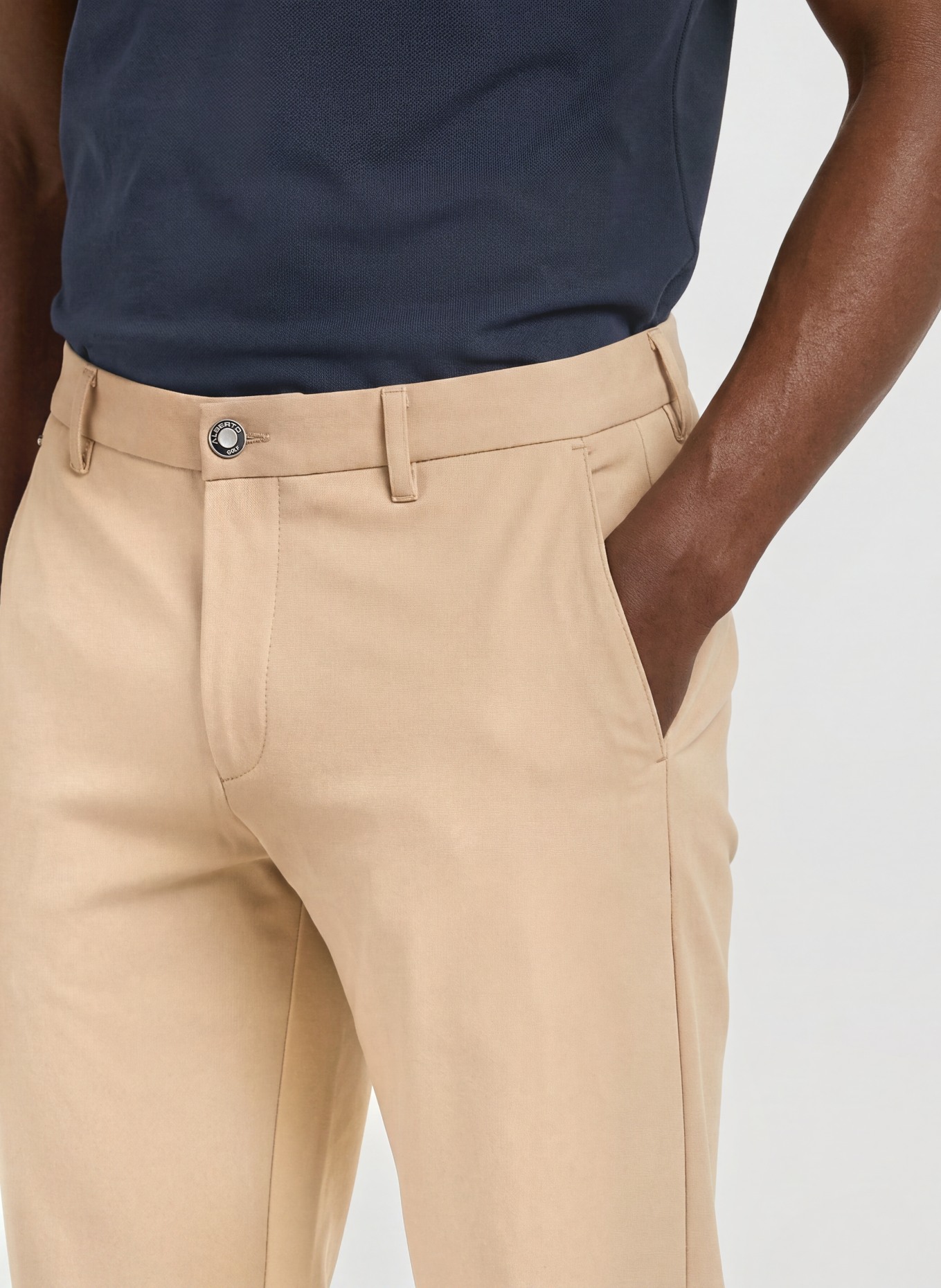 ALBERTO Golfhose IAN - FX4 DRY COOLER®: BEIGE