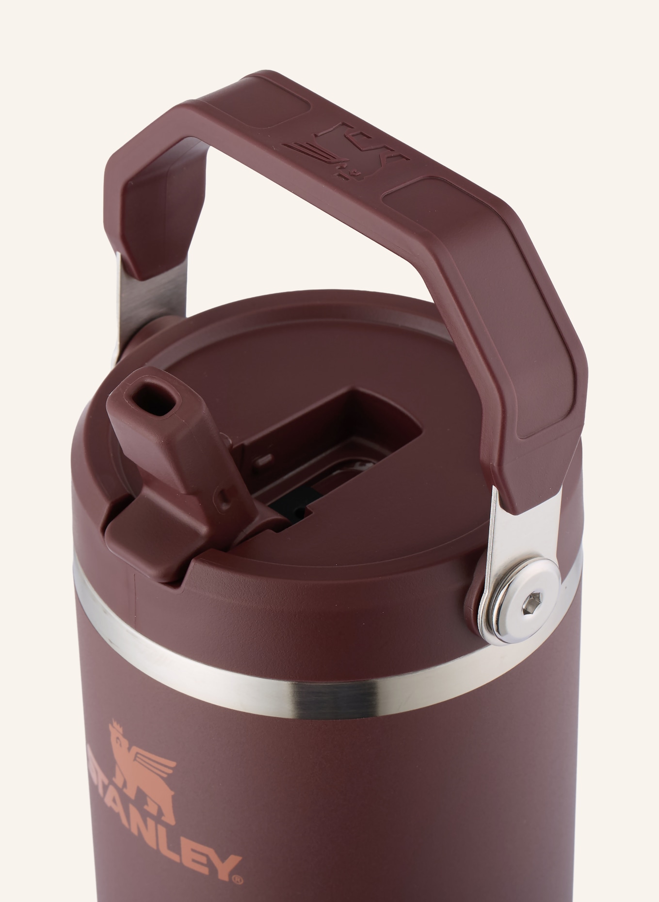 STANLEY Termohrnek THE ICEFLOW™ FLIP STRAW 2.0: TMAVĚ HNĚDÁ