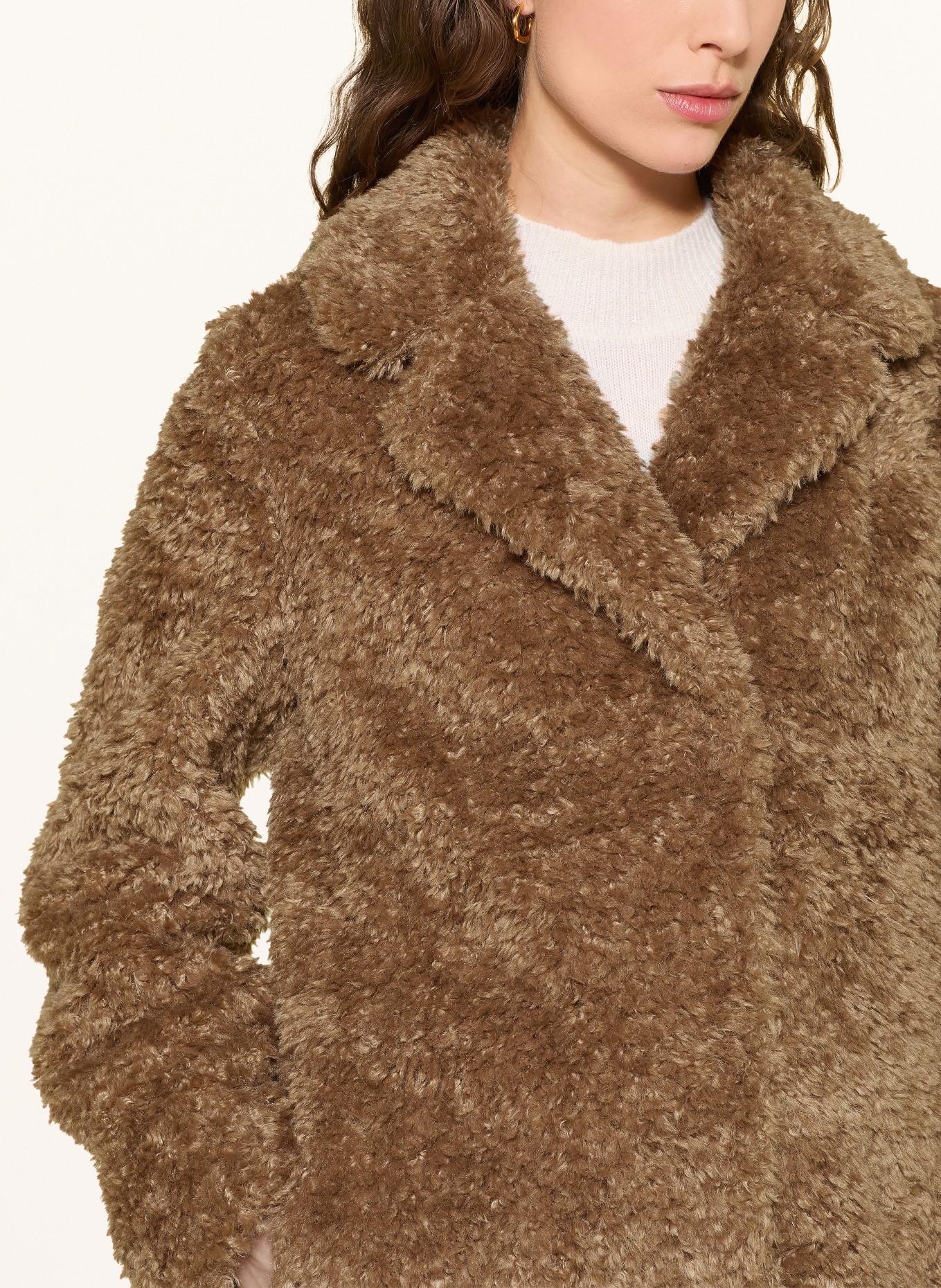 HERNO Teddy jacket: CAMEL