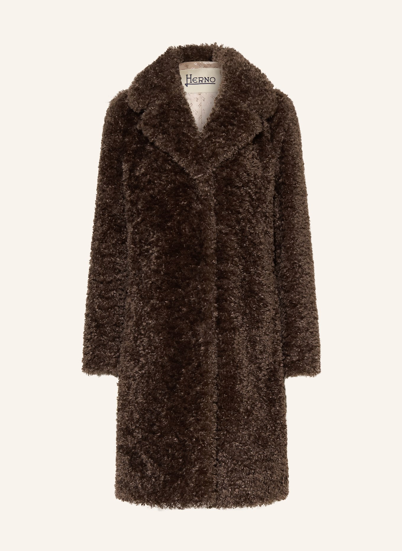 HERNO Teddy jacket: BROWN