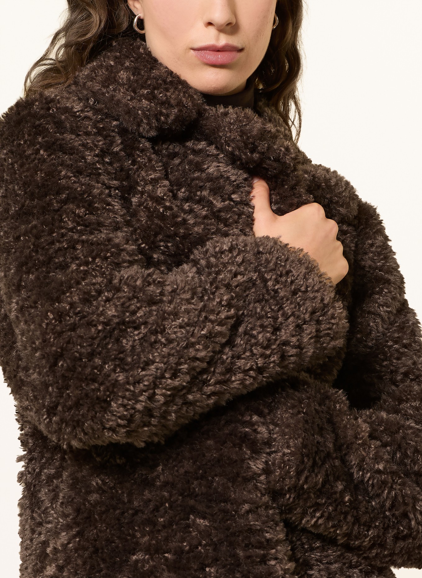 HERNO Teddy jacket: BROWN