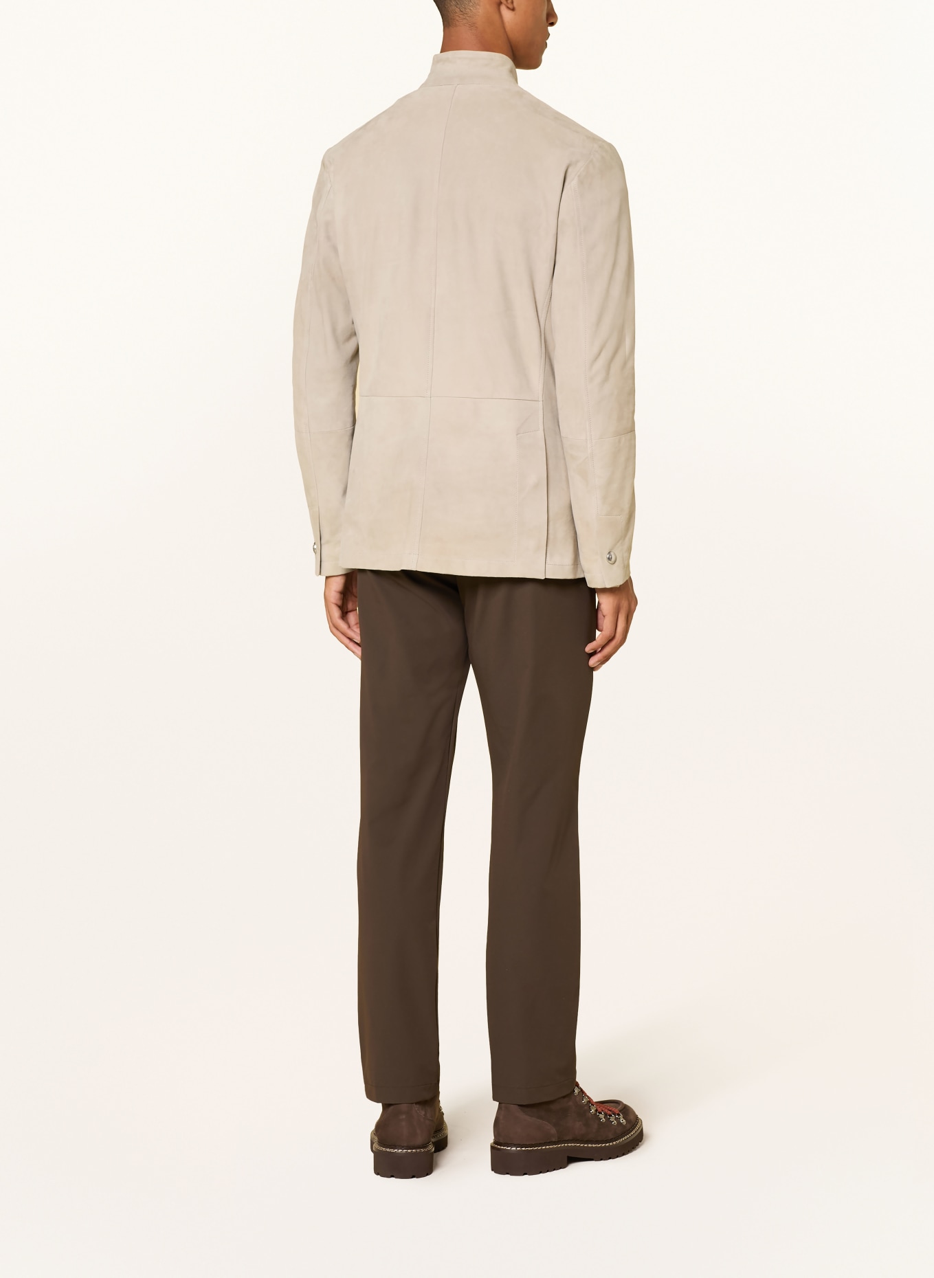 HERNO Chino Extra Slim Fit: MARO ÎNCHIS