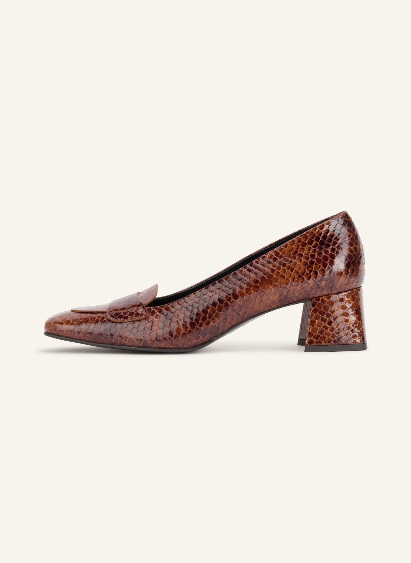 ZINDA Lack-Pumps ELBA: BRAUN
