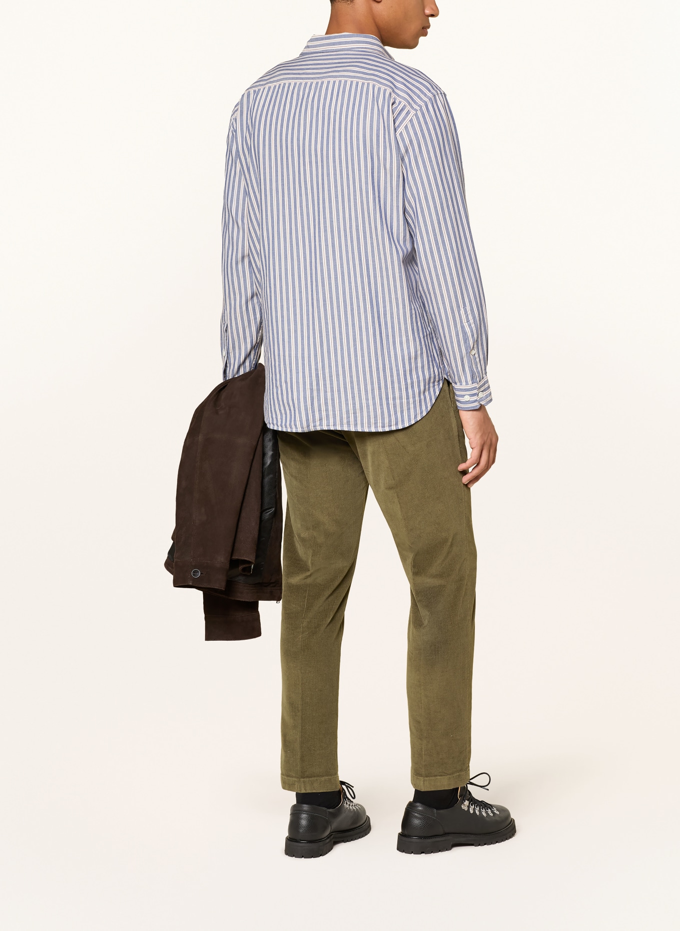 DRYKORN Anzughose CHASY Slim Fit aus Cord: 2307 grün