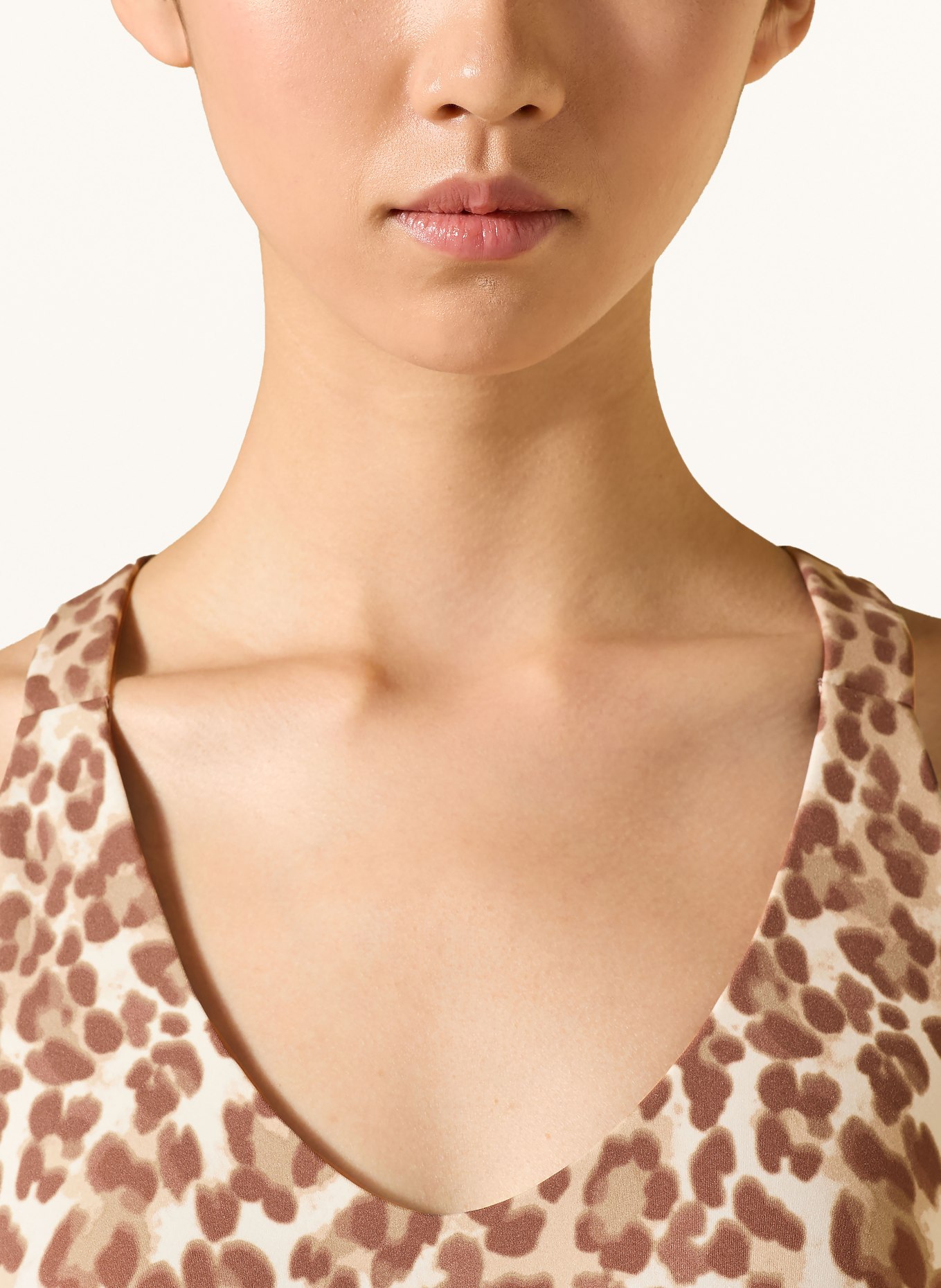 Sweaty Betty Sport-BH POWER PULSE: BEIGE / BRUN / HVID