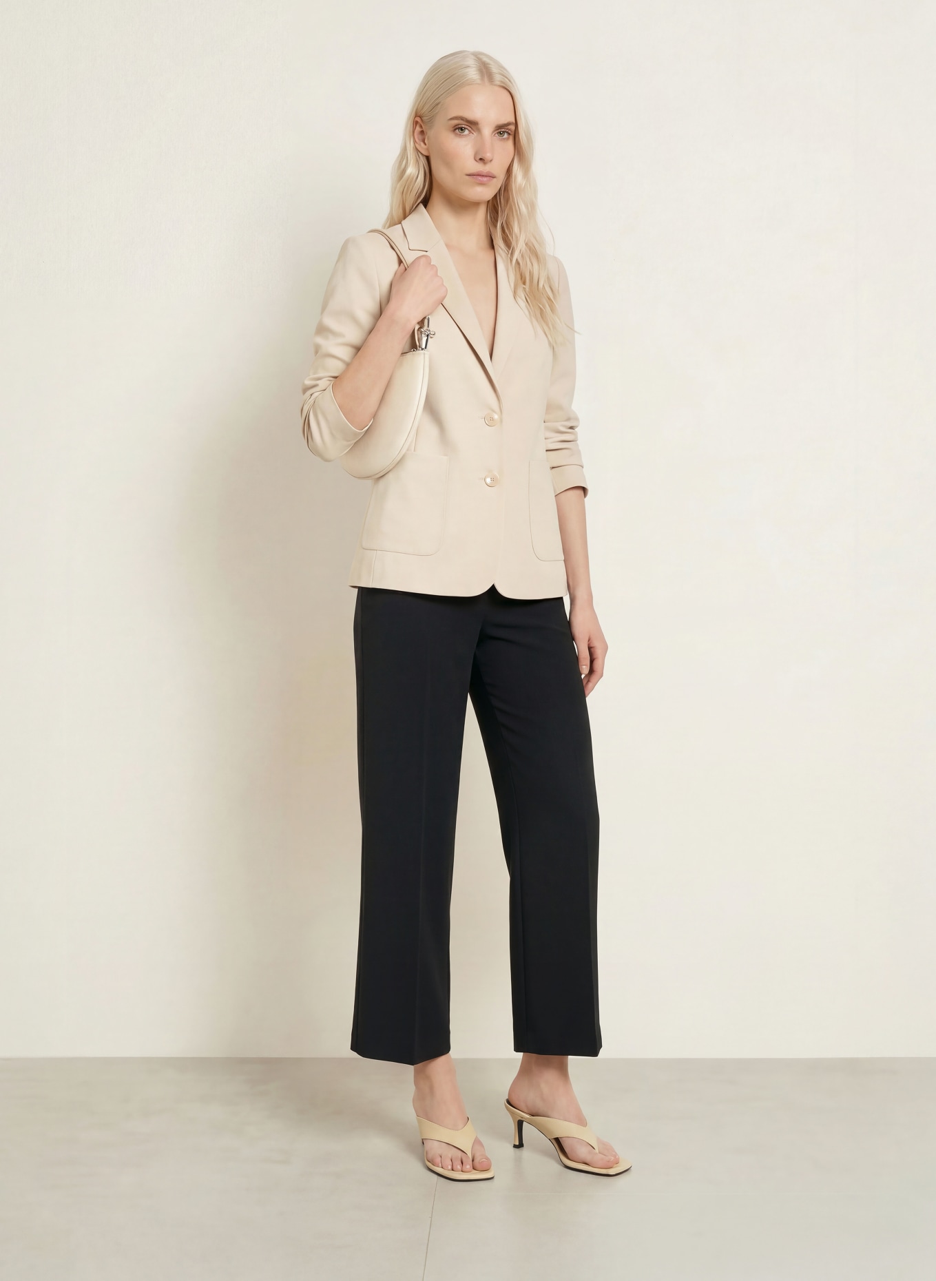 Betty Barclay Culotte kalhoty: ČERNÁ