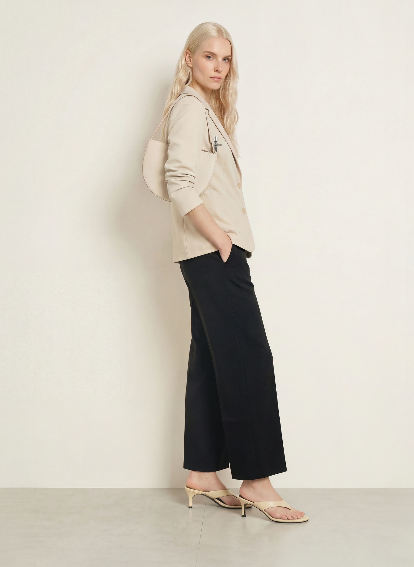 Betty Barclay Culotte kalhoty: ČERNÁ