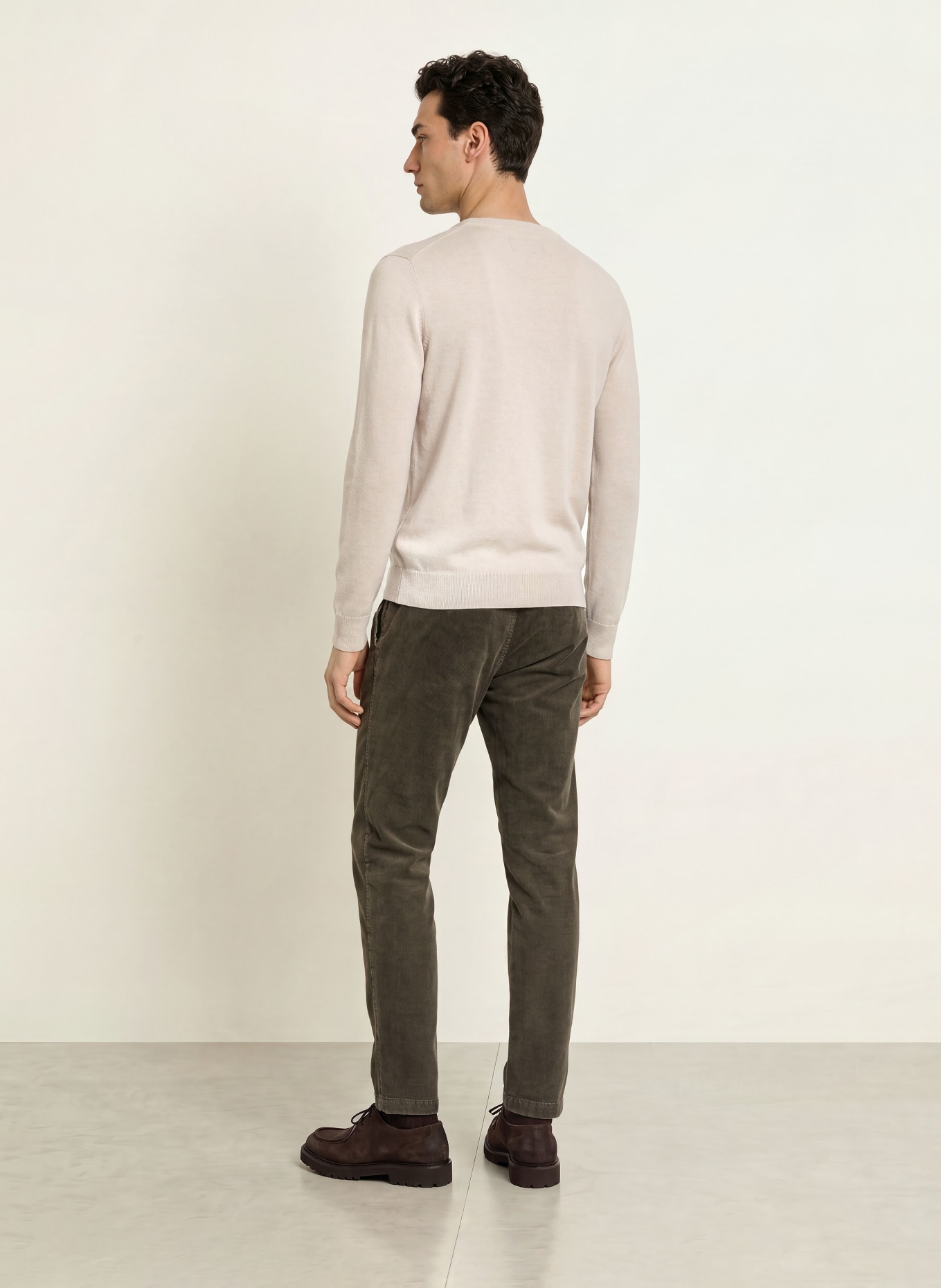 ALBERTO Cordhose JUMP im Jogging-Stil Slim Fit: GRÜN