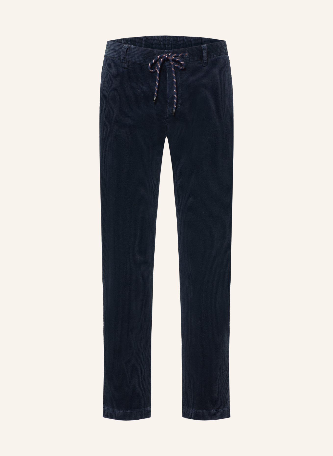 ALBERTO Cordhose JUMP im Jogging-Stil Slim Fit: DUNKELBLAU