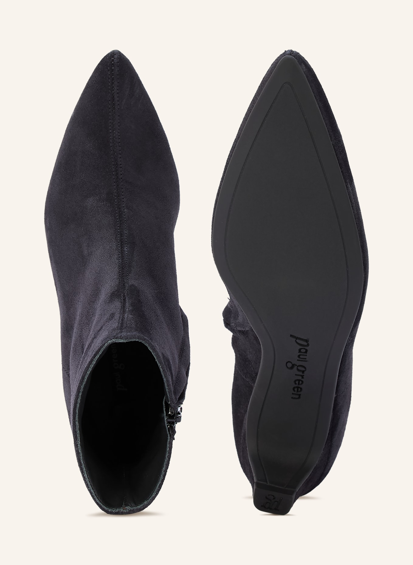 paul green Ankle boots: DARK BLUE