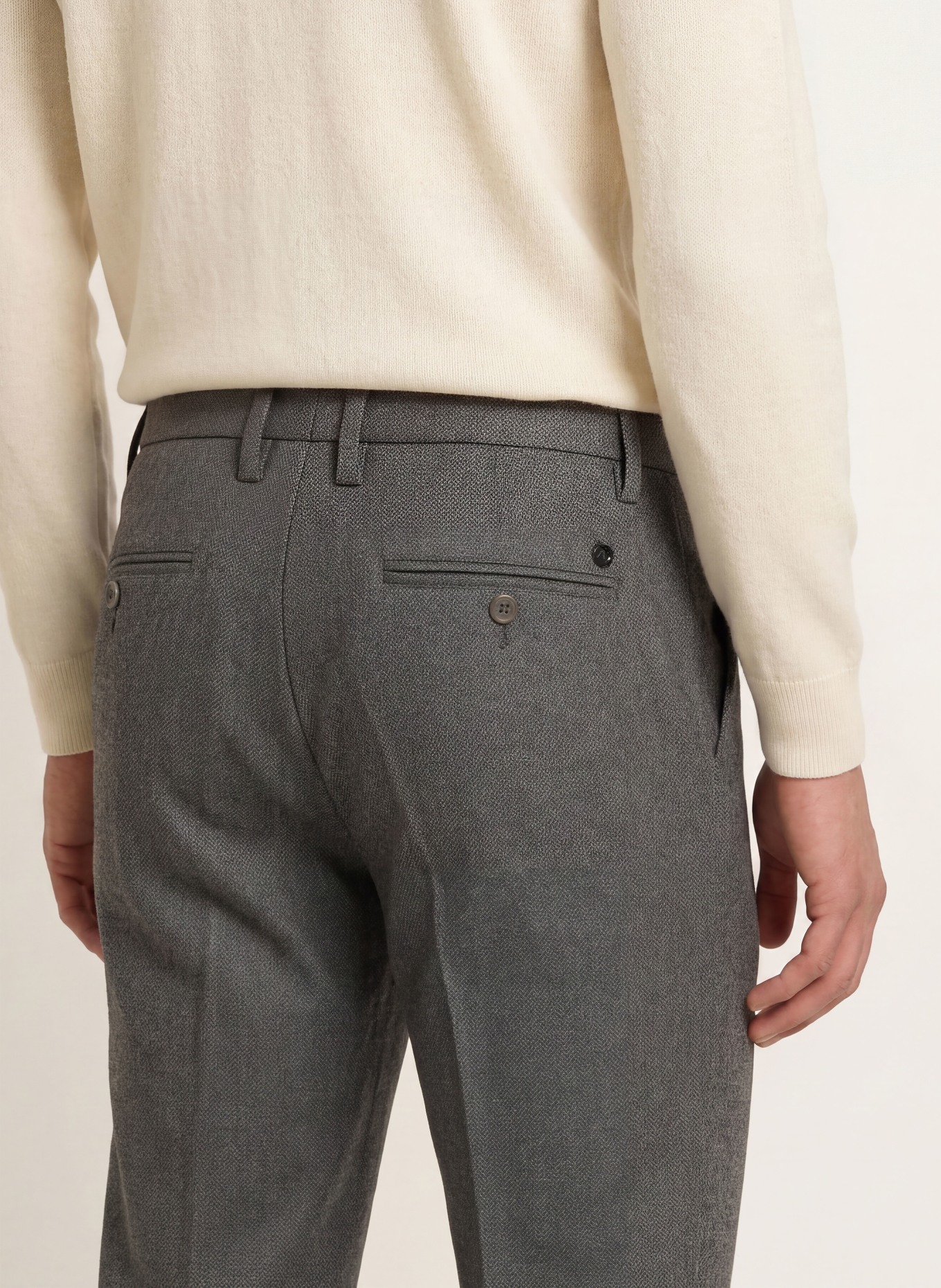 ALBERTO Chino JUMP in jogger style slim fit: DARK GRAY