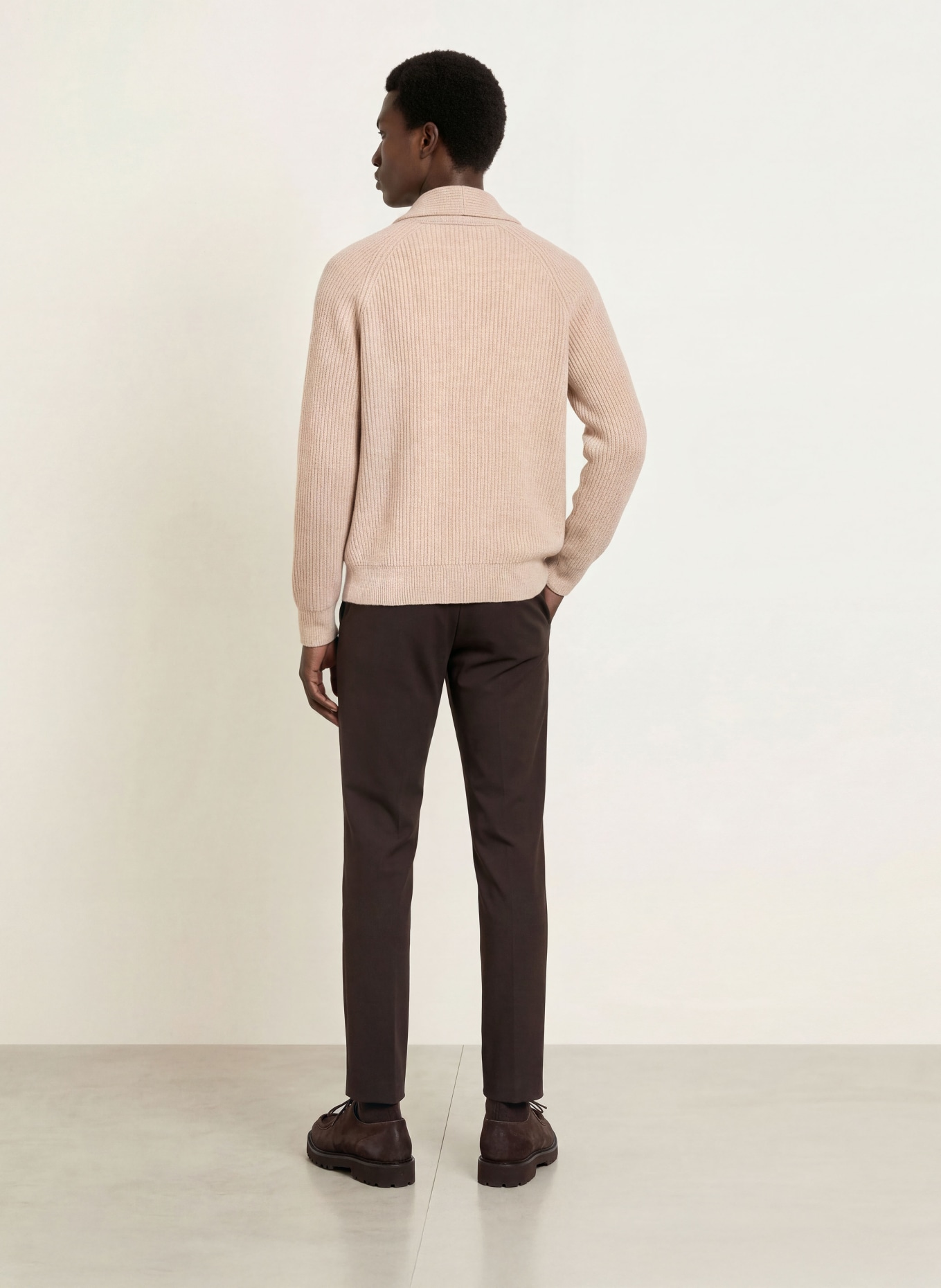ALBERTO Pantalon chino MOVE – PERFORMANCE coupe slim: MARRON FONCÉ