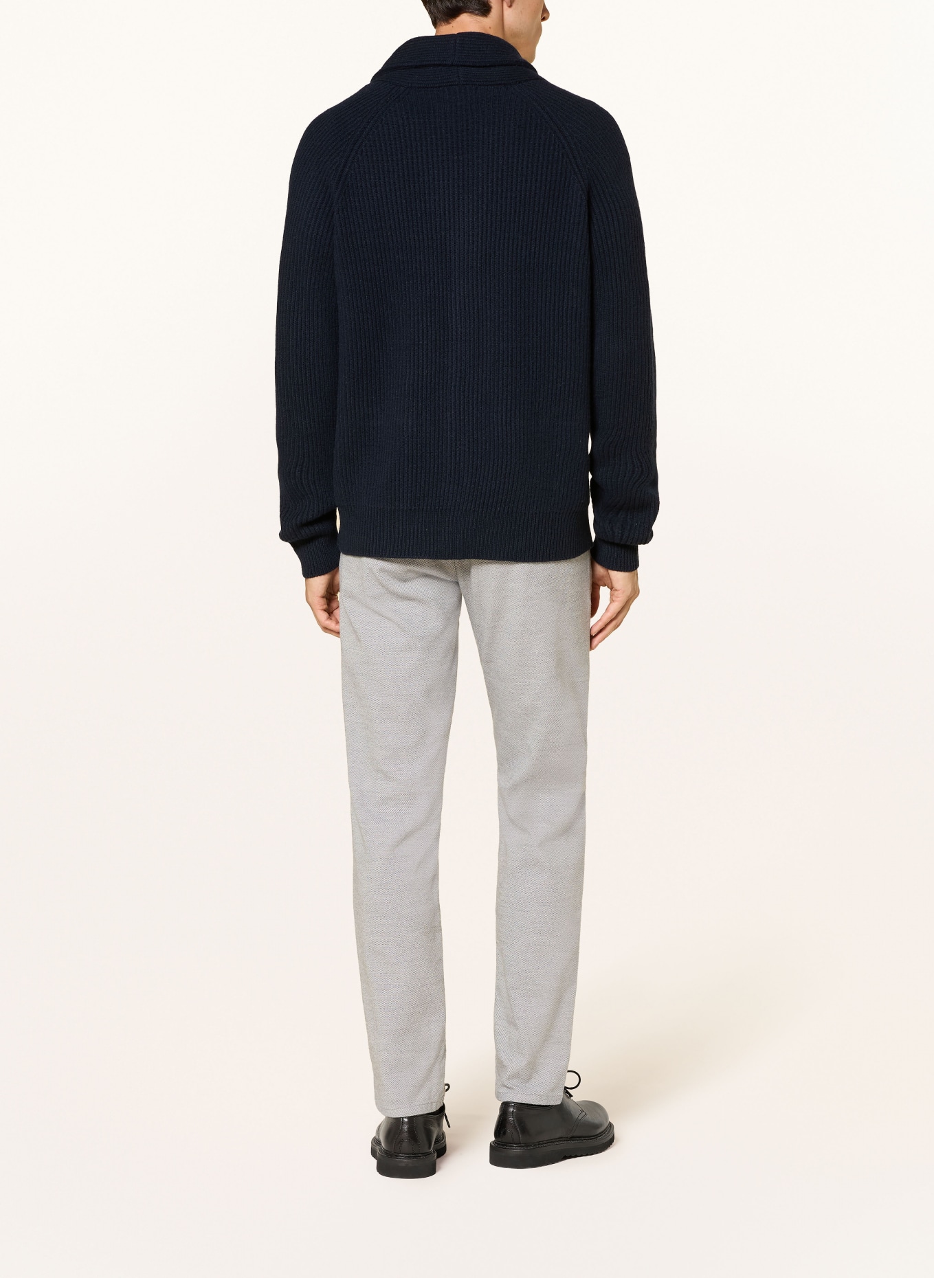 ALBERTO Chino LOU-NEW WOOL LOOK Regular Fit: LJUSGRÅ / GRÅ