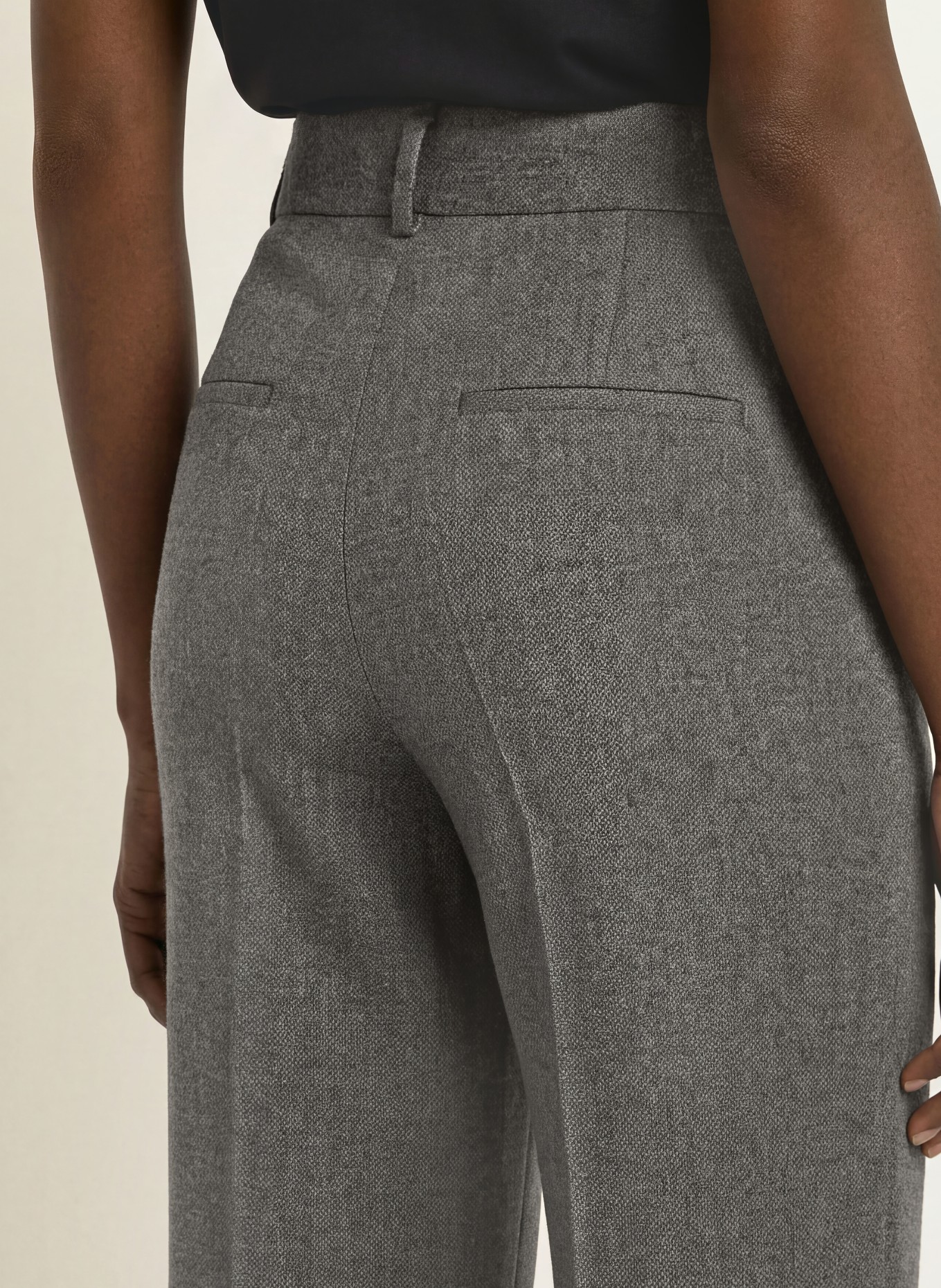 CAMBIO Pantalon marinière AMELIE: GRIS