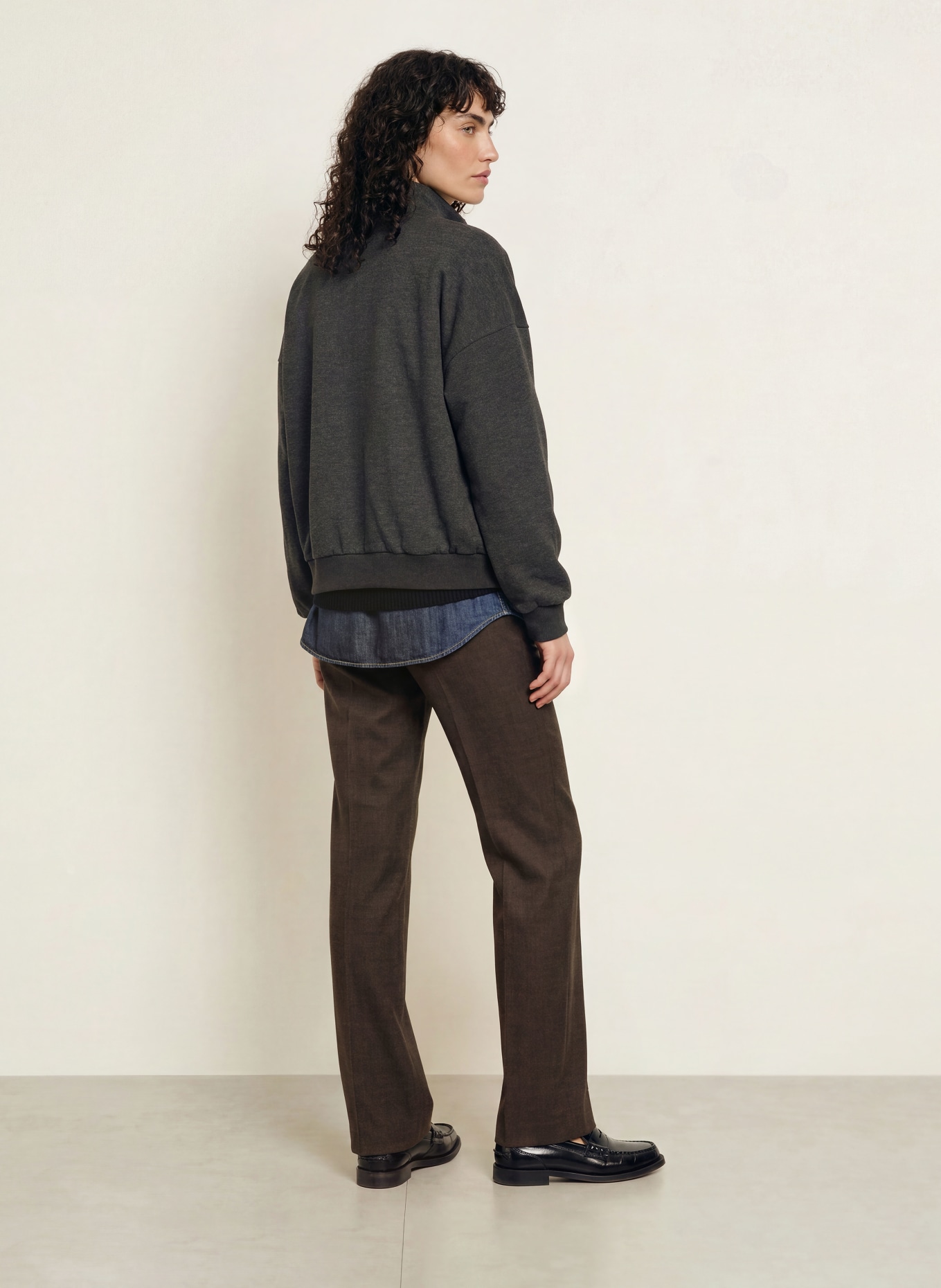 CAMBIO Marlenehose AMELIE: DUNKELBRAUN