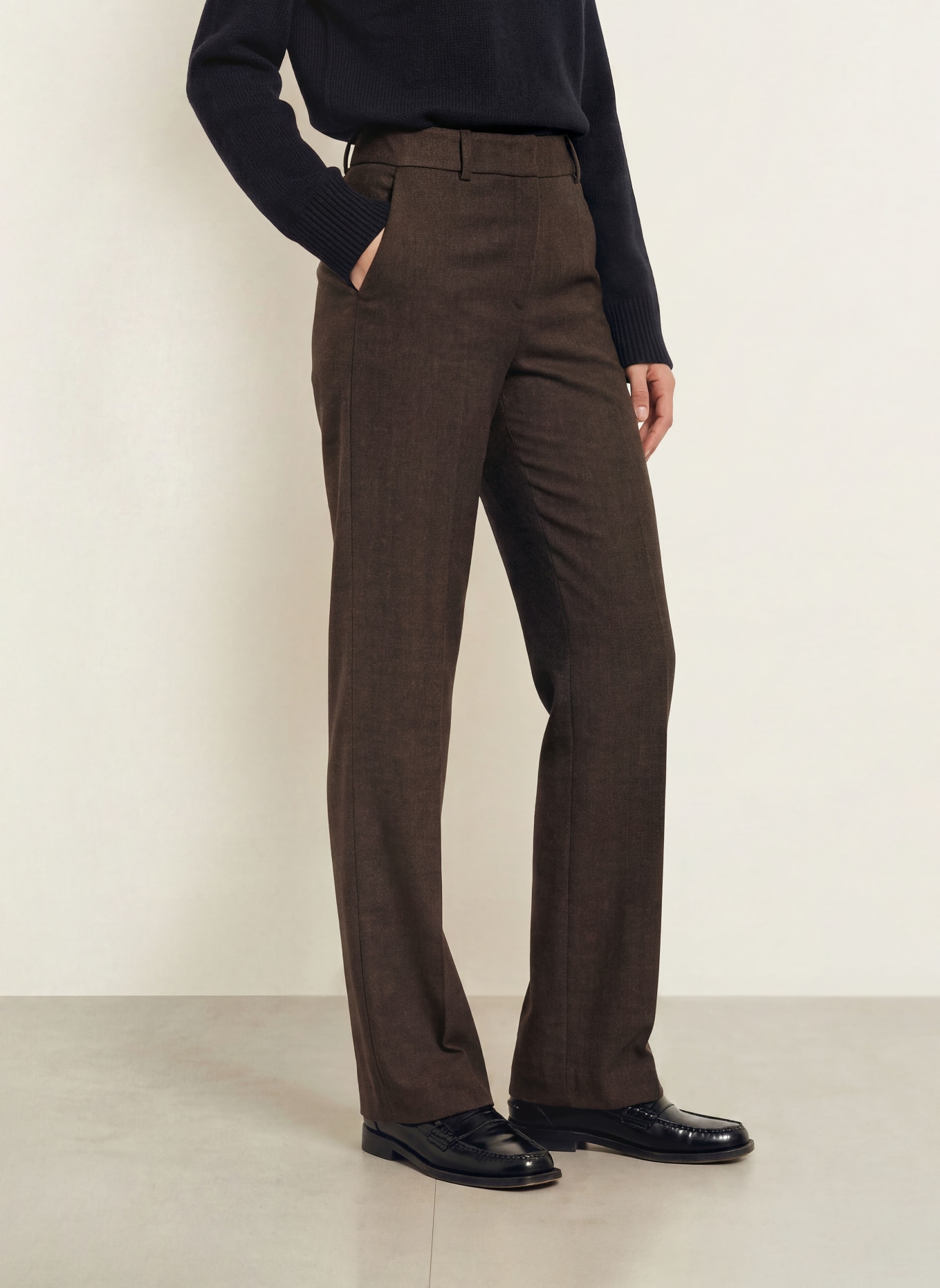 CAMBIO Marlenehose AMELIE: DUNKELBRAUN