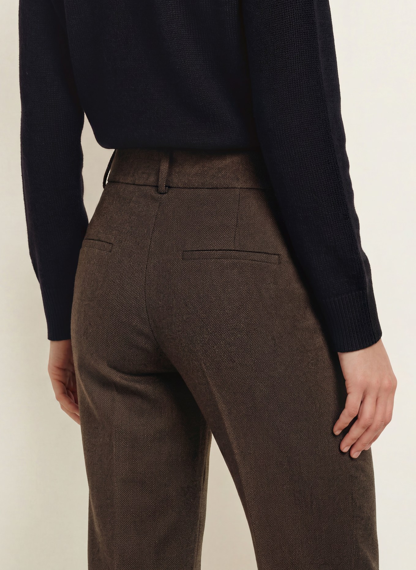 CAMBIO Marlenehose AMELIE: DUNKELBRAUN
