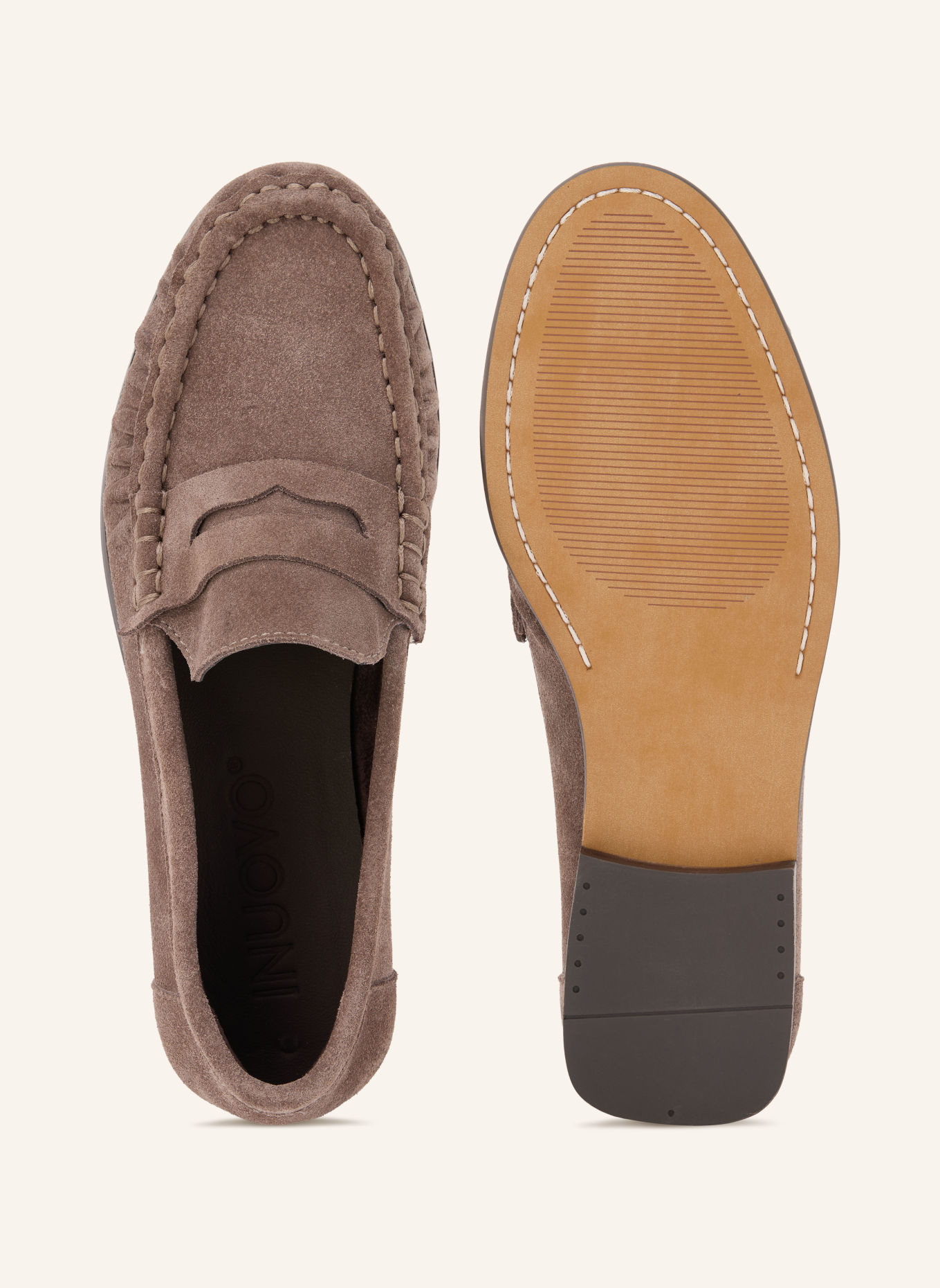 INUOVO Penny loafers: GRAY