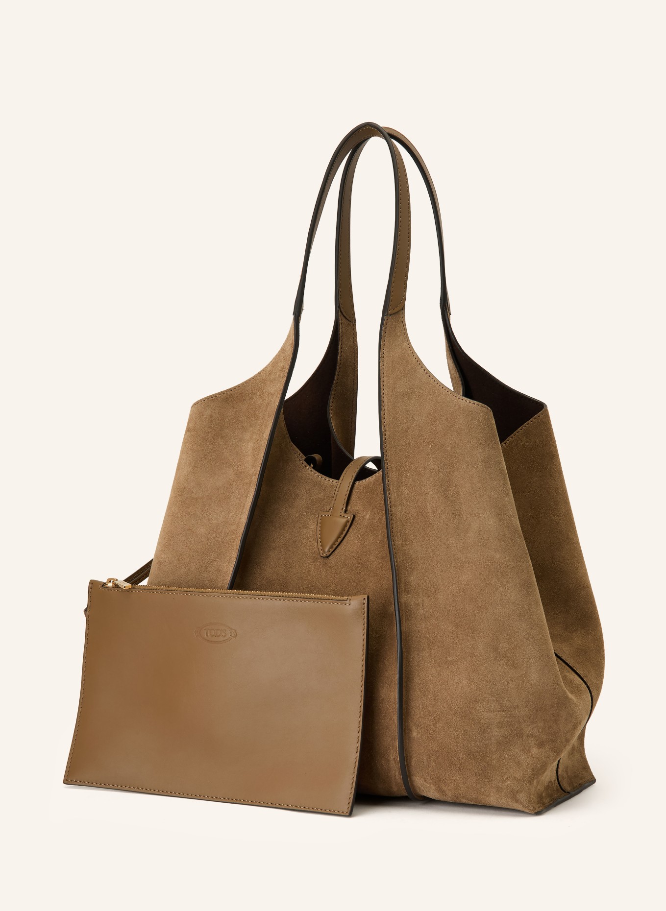 TOD'S Shopper: BROWN