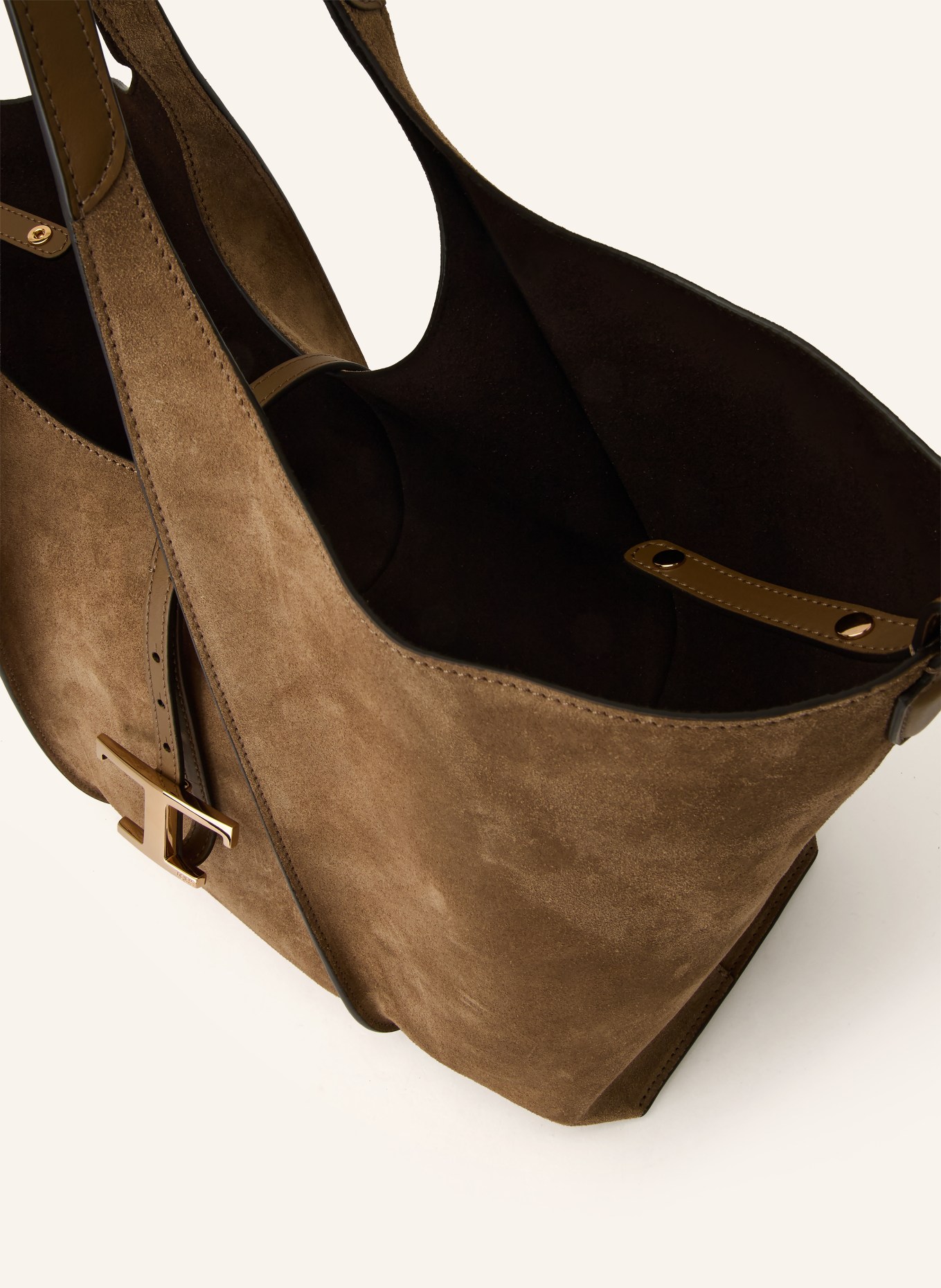 TOD'S Shopper: BROWN