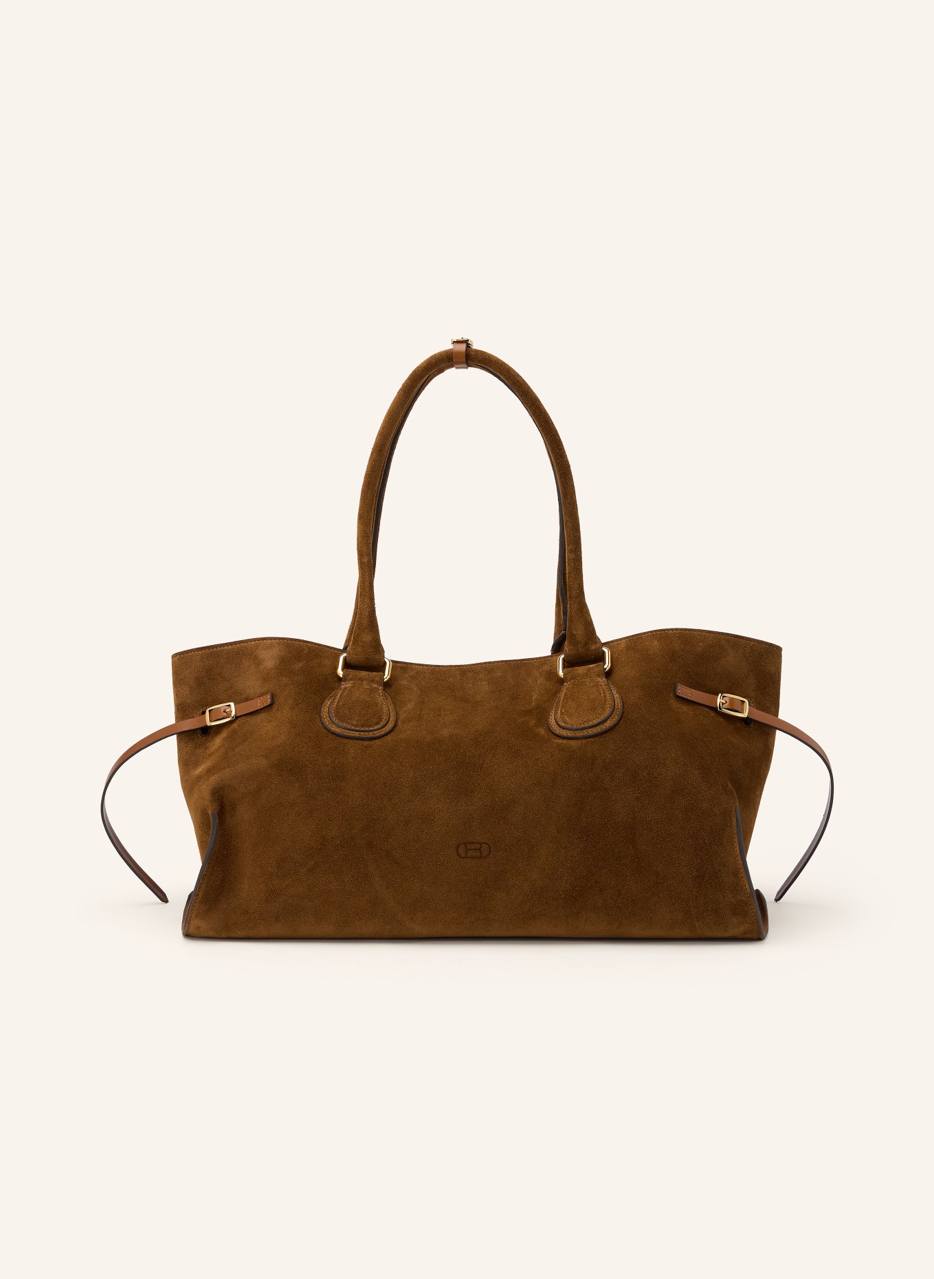 RADICA STUDIO Shopper MAMMA MAXI: DARK BROWN / GOLD