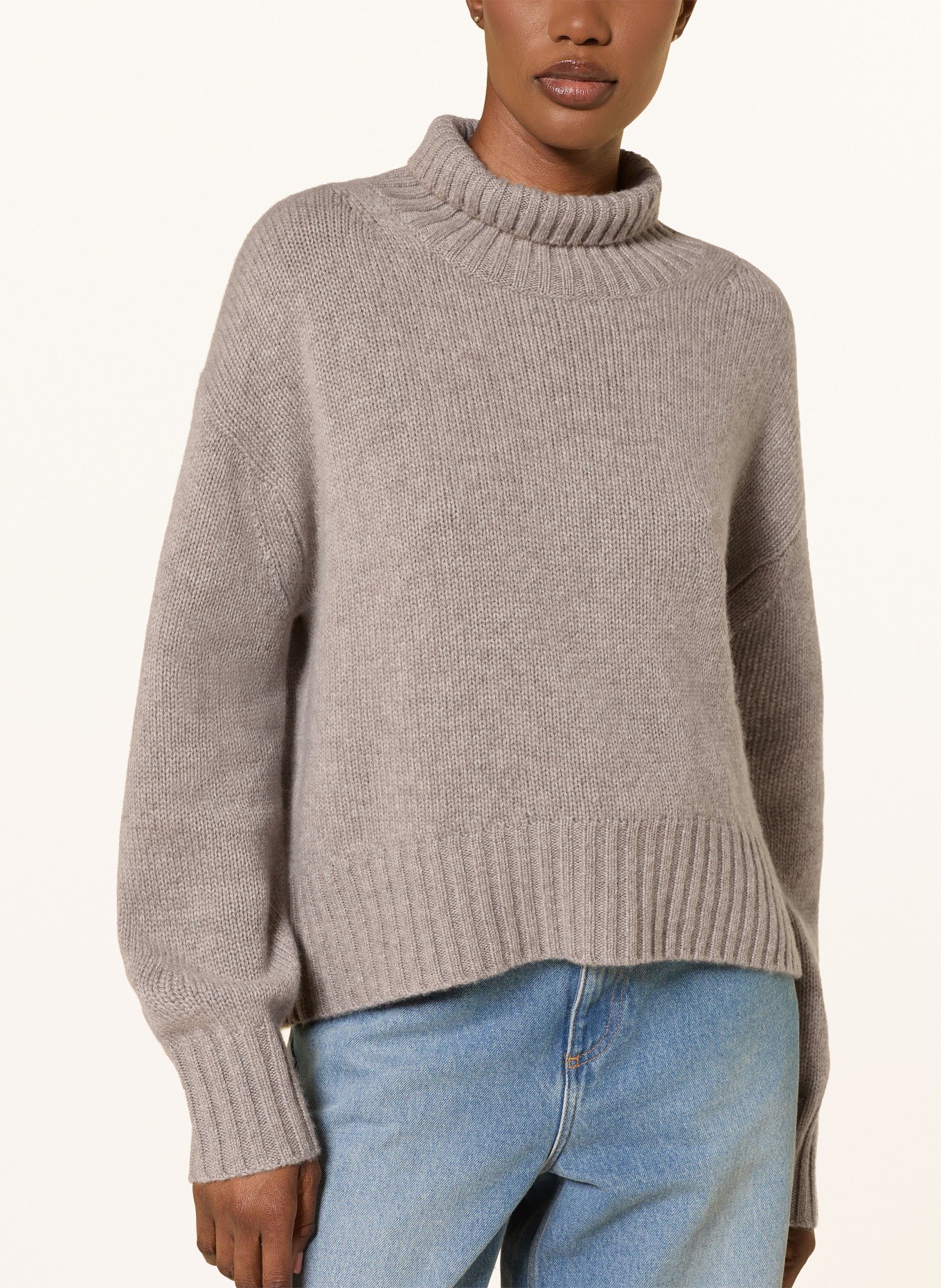 FTC CASHMERE Cashmere-Pullover: TAUPE